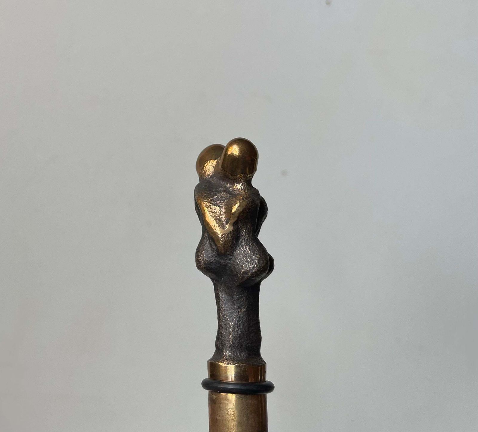 Sculptural Decanter Stopper In Bronze 'Symbiosis' By Lene Purkaer photo furniture