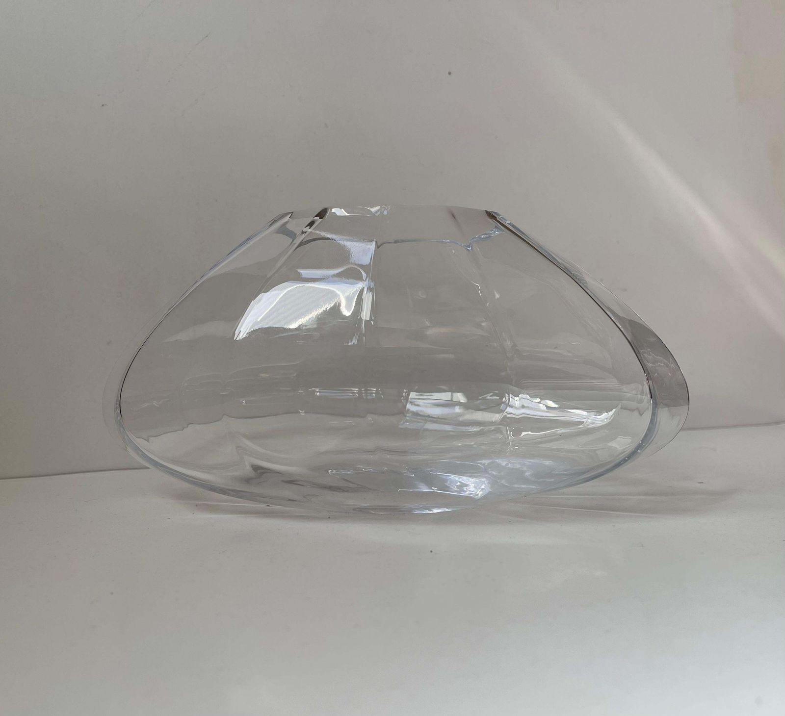 Georg Jensen Facet Crystal Glass Vase   Danish Design photo furniture