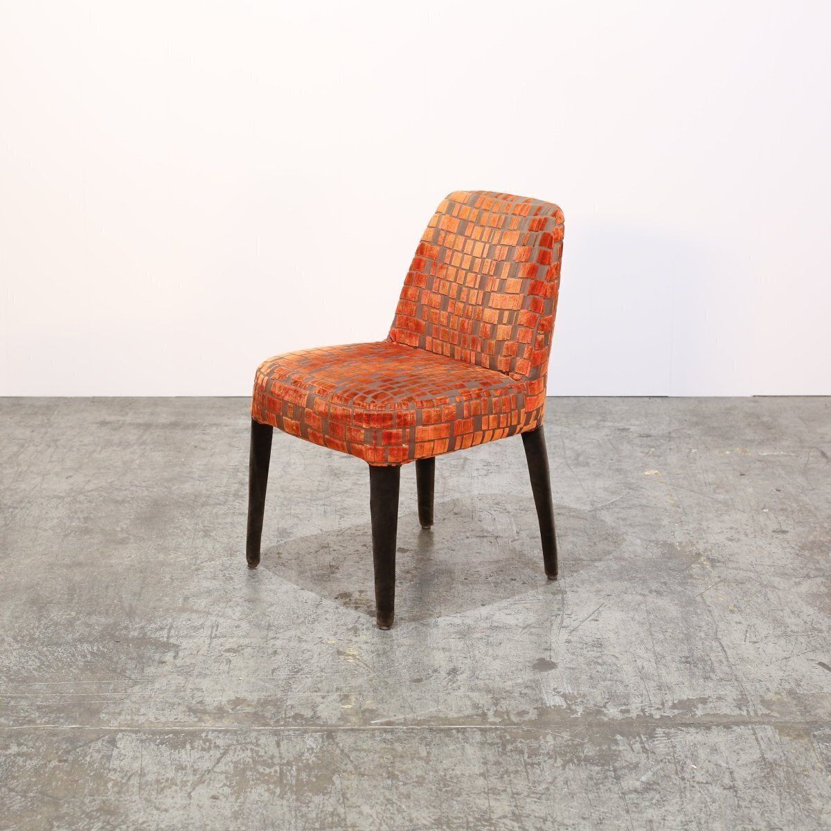 Maxalto Orange Patterned Febo Dining Chairs By Antonio Citterio, Set Of Four photo buy
