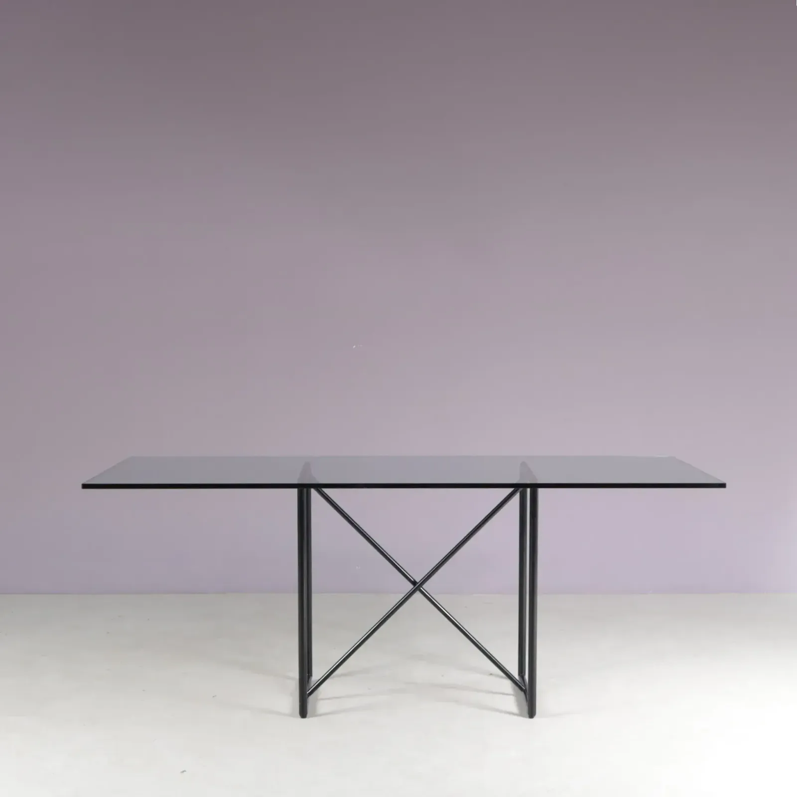 1980s “Tokio” Dining Table With Six “Vienna” Chairs By Rodney Kinsman For Bieffeplast, Italy photo vinterior