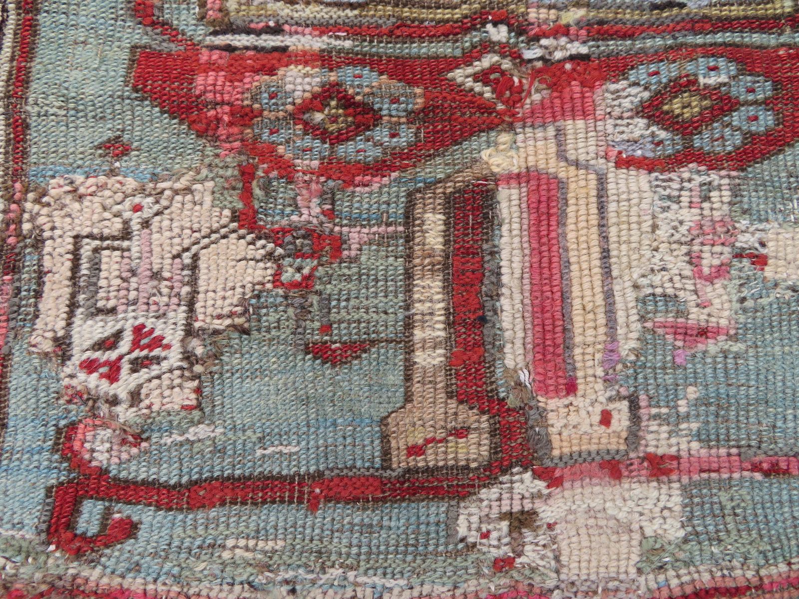 photo for sale Antique 18th Century Turkish Ladik Prayer Rug. 203cm X 114cm.