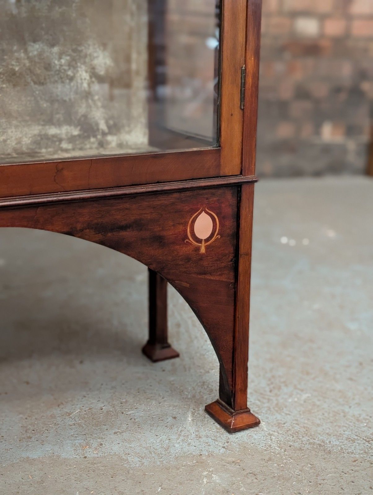 Antique Display Cabinet (Delivery Available) Art Nouveau Shapland & Petter photo vintage