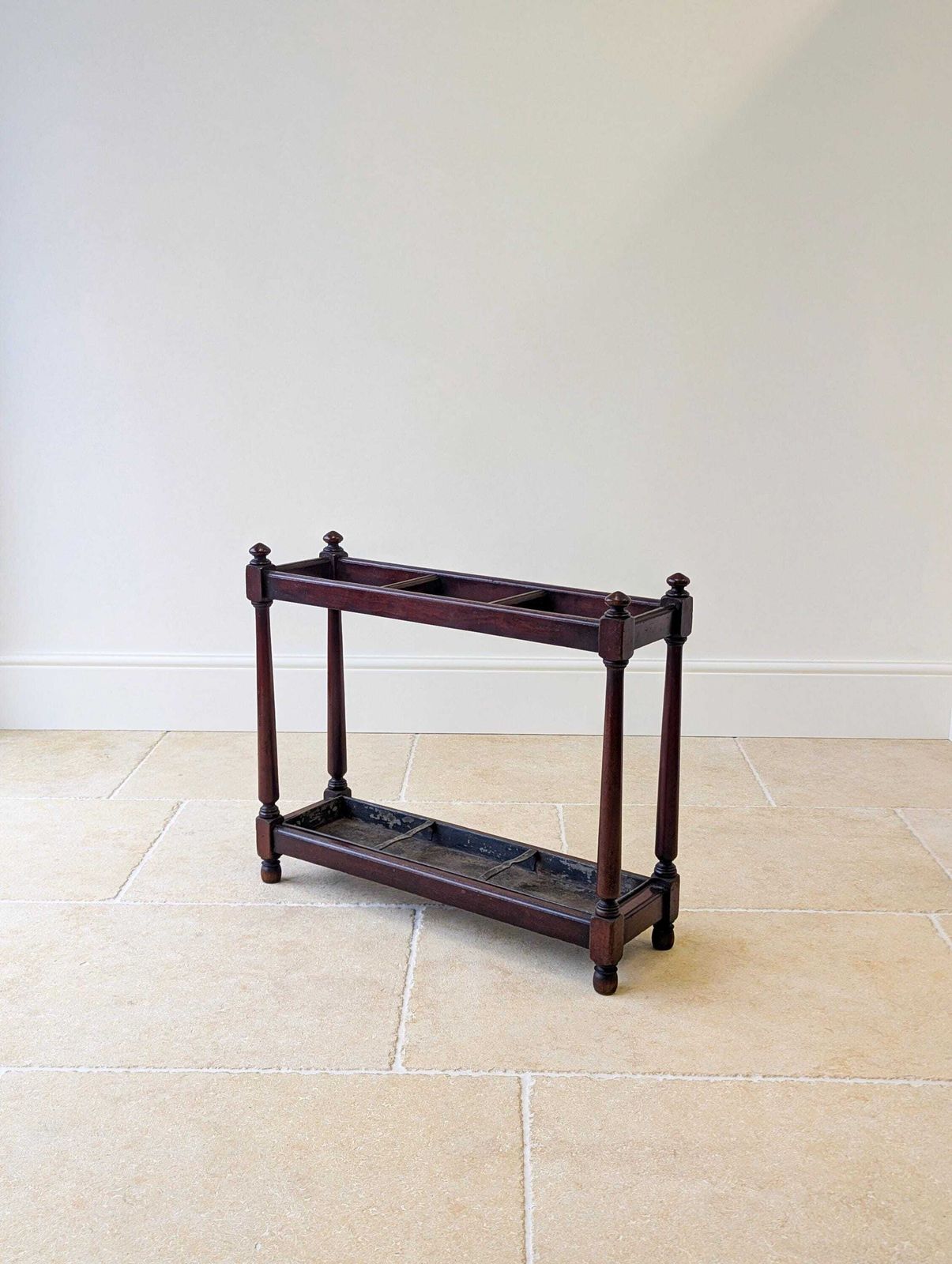 Antique Victorian Mahogany Country House Stick Stand C.1890 photo furniture