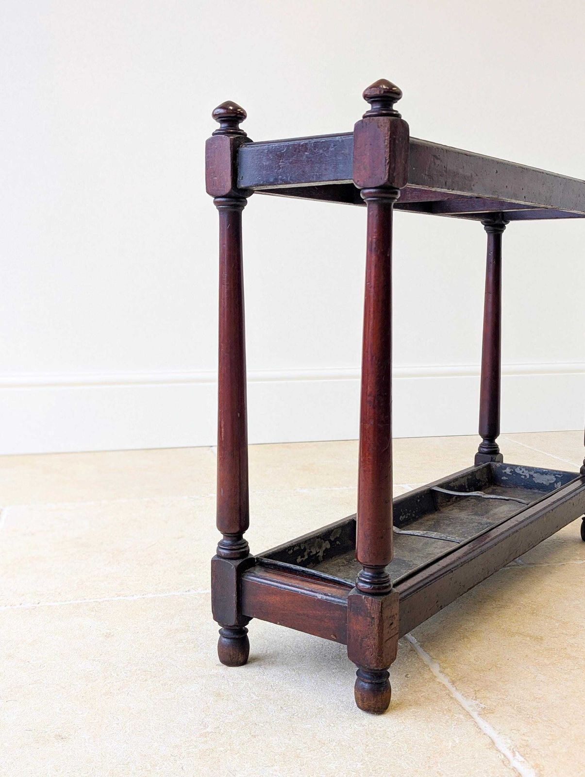 Antique Victorian Mahogany Country House Stick Stand C.1890 photo for sale