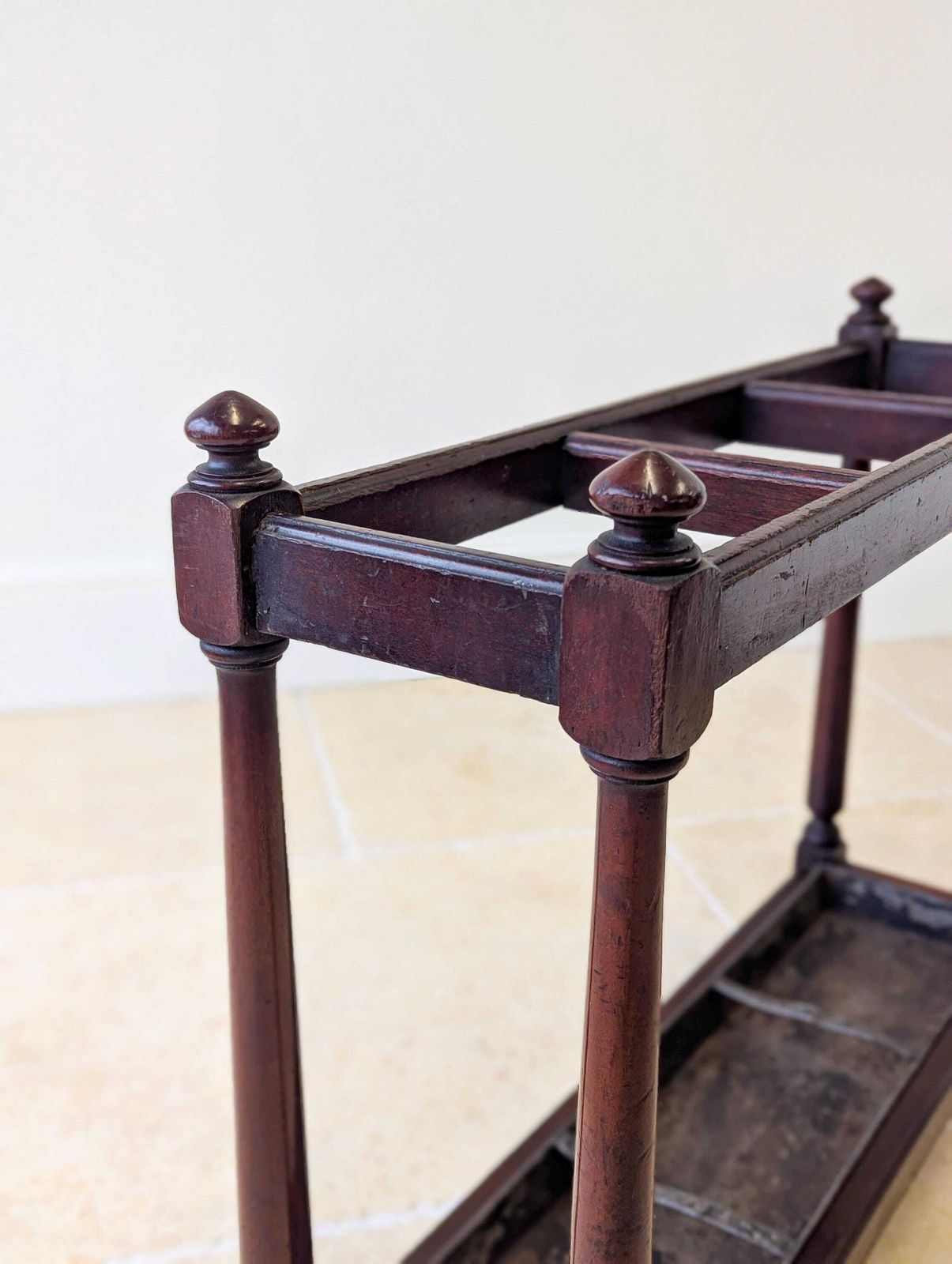 photo furniture Antique Victorian Mahogany Country House Stick Stand C.1890