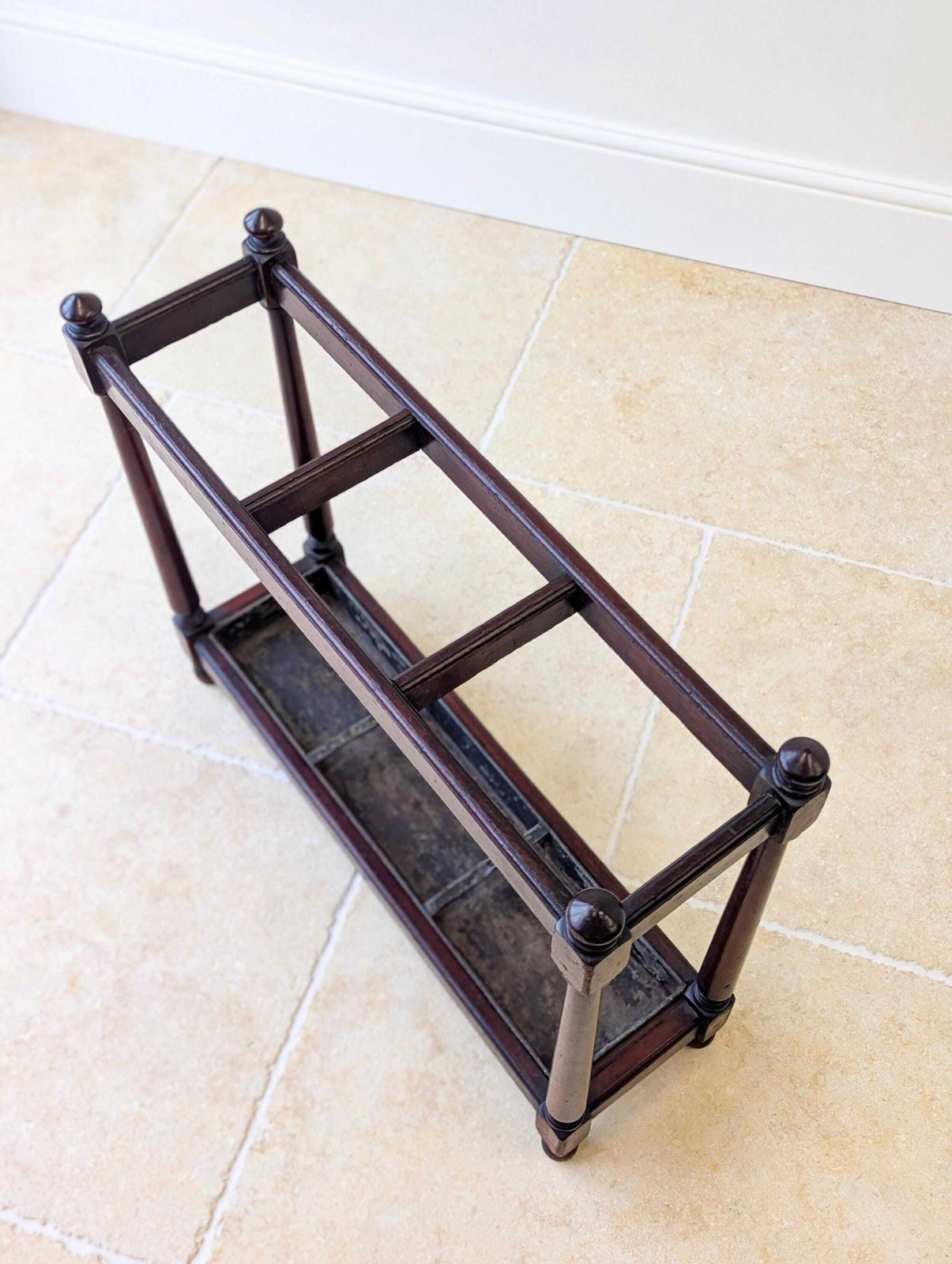 photo vinterior Antique Victorian Mahogany Country House Stick Stand C.1890