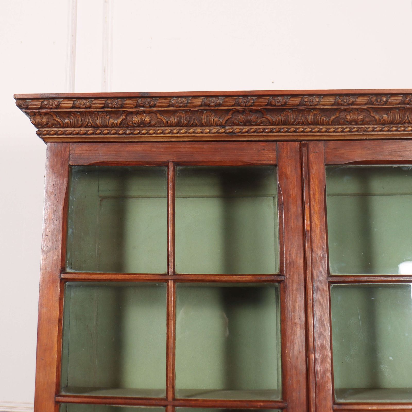 Samuel Pepys Style English Pine Bookcase photo furniture
