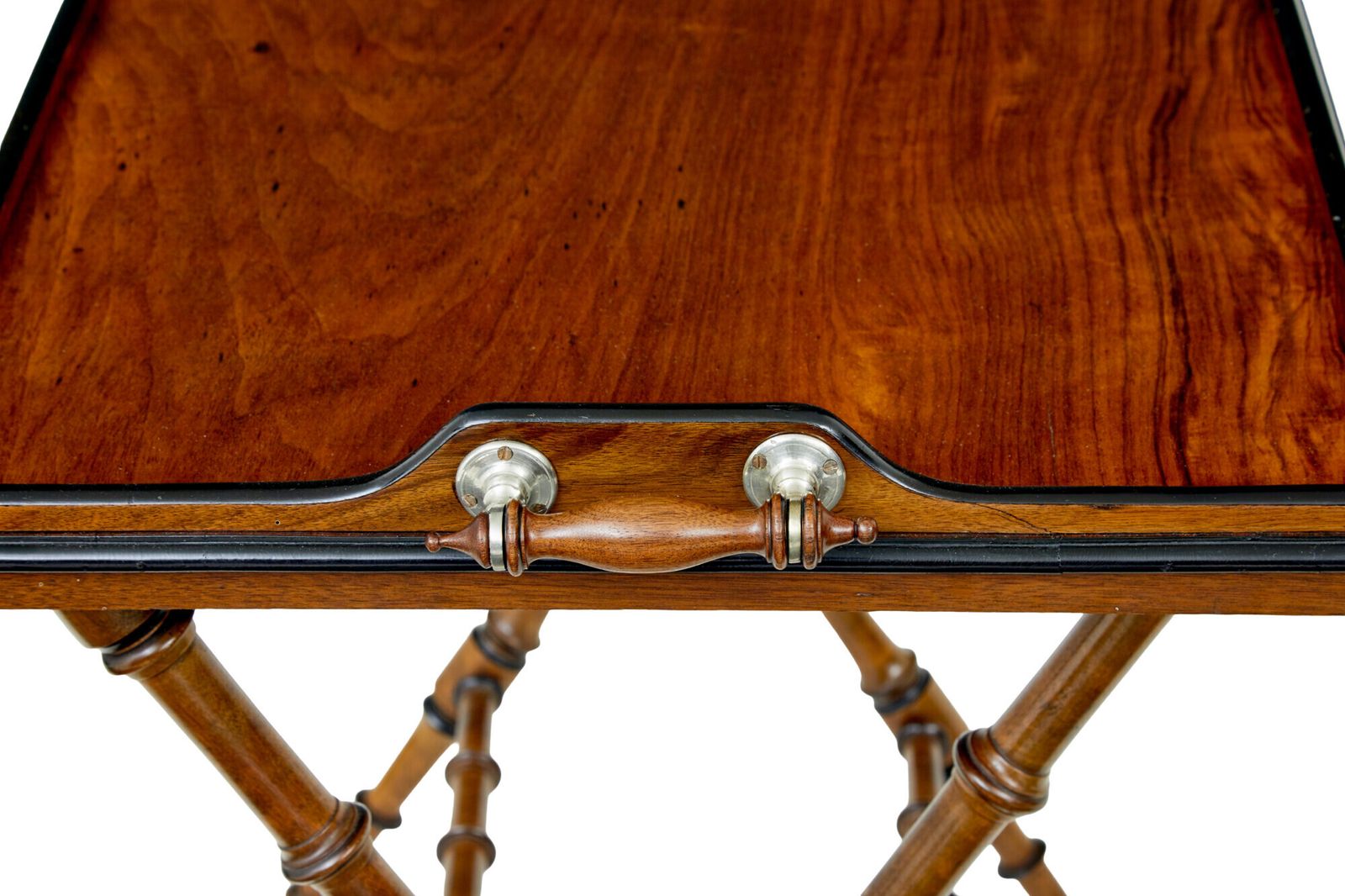 19th Century Walnut Colonial Inspired Butlers Tray On Stand. photo buy