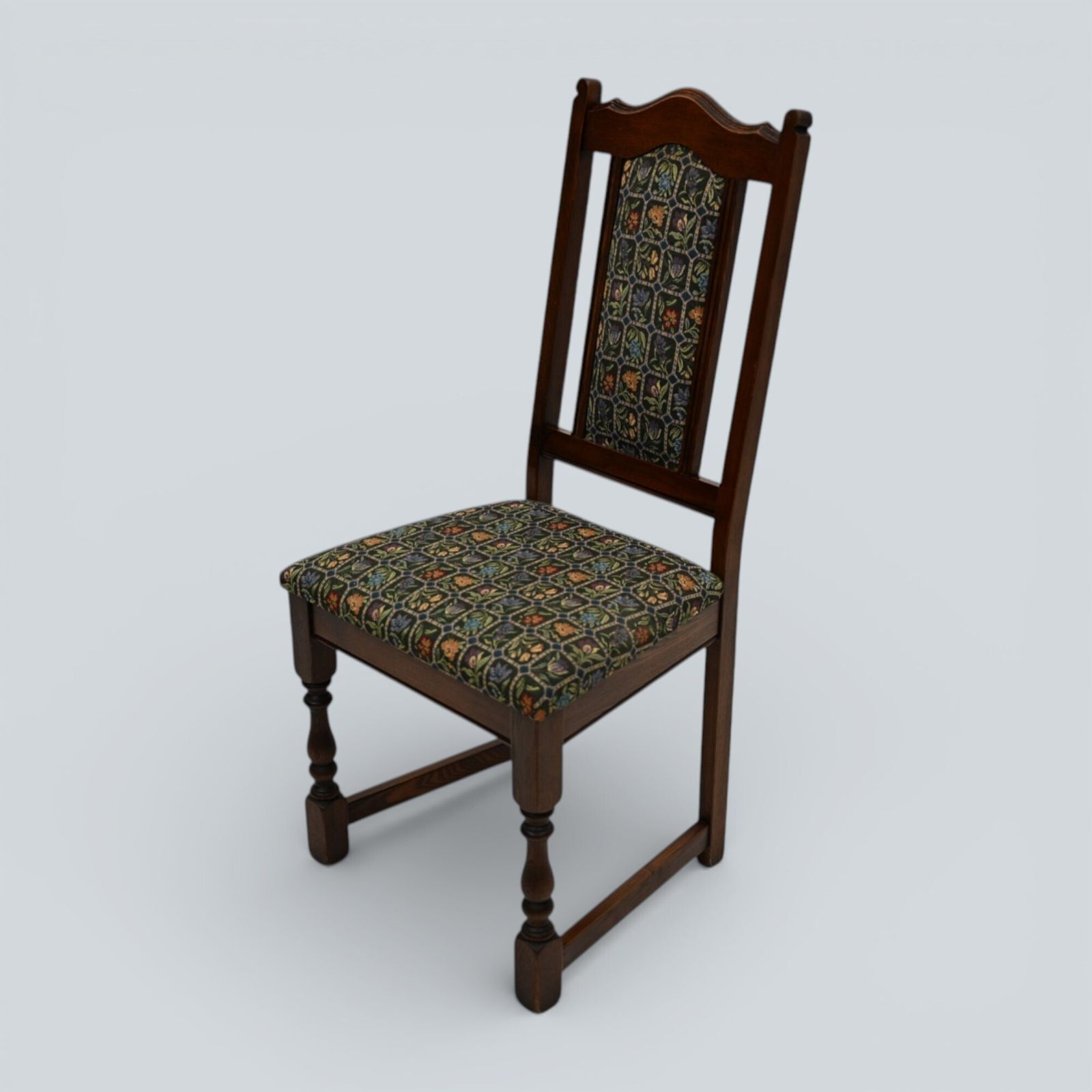 6 Old Charm Dining Chairs Oak Frame Tudor Brown Widford Green Free Uk Delivery photo Furniture