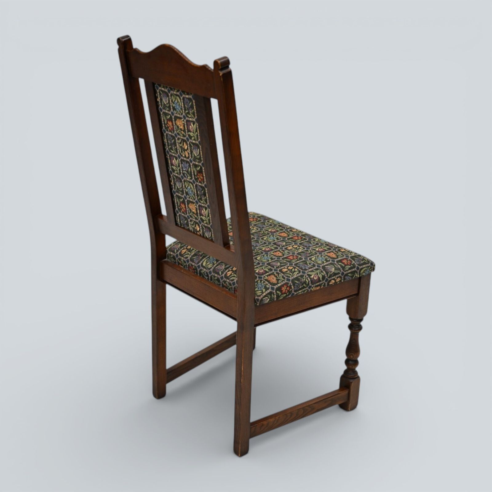 6 Old Charm Dining Chairs Oak Frame Tudor Brown Widford Green Free Uk Delivery photo vintage