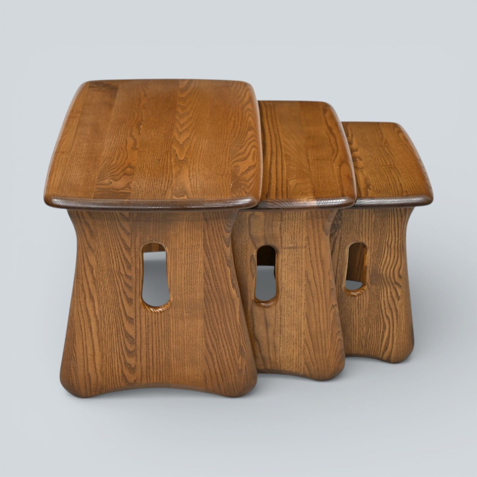 Ercol Windsor Nest Of 3 Tables Golden Dawn Free Uk Delivery* photo buy