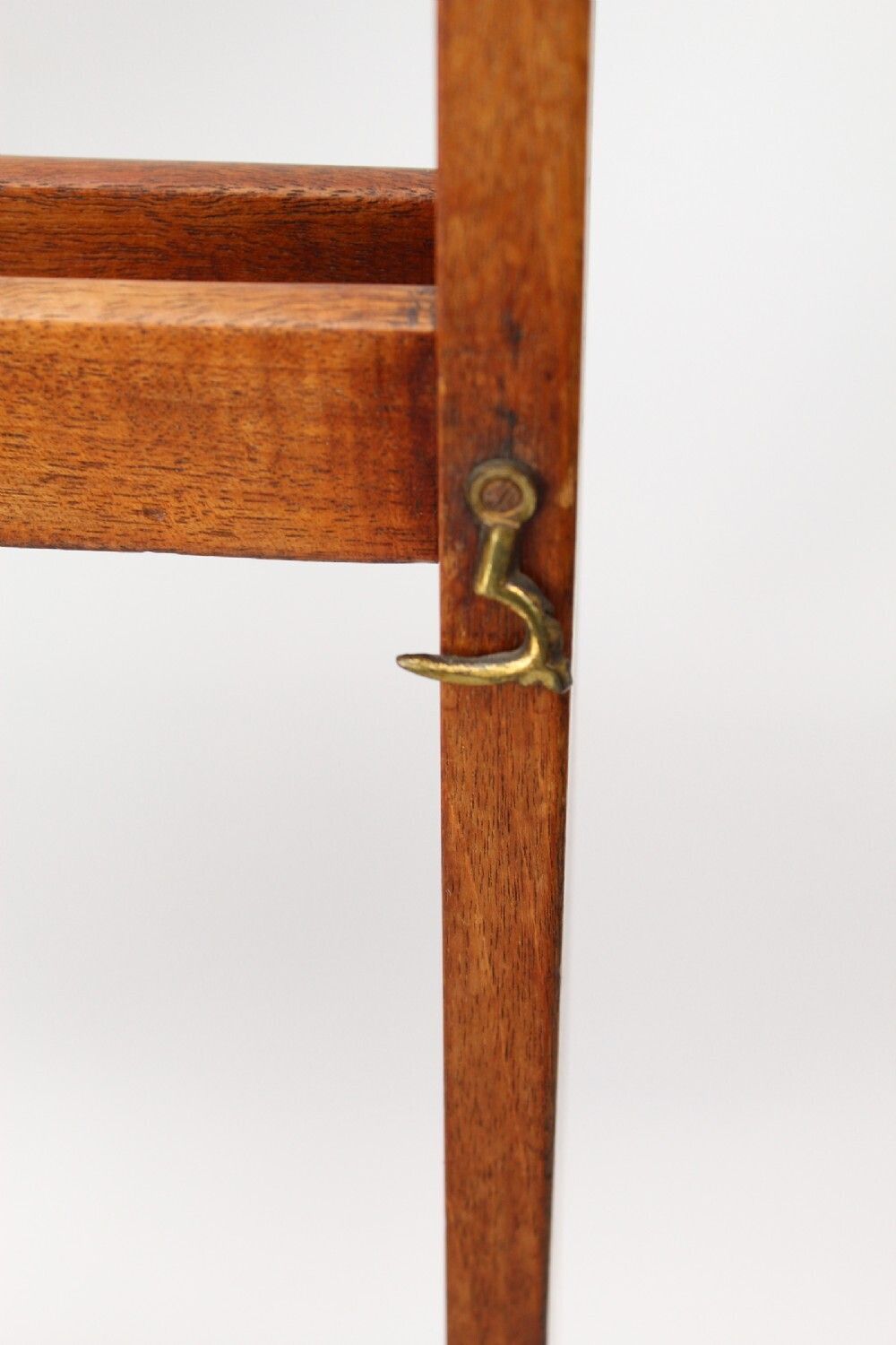 Victorian Mahogany Folding Cheval Towel Rail photo vintage