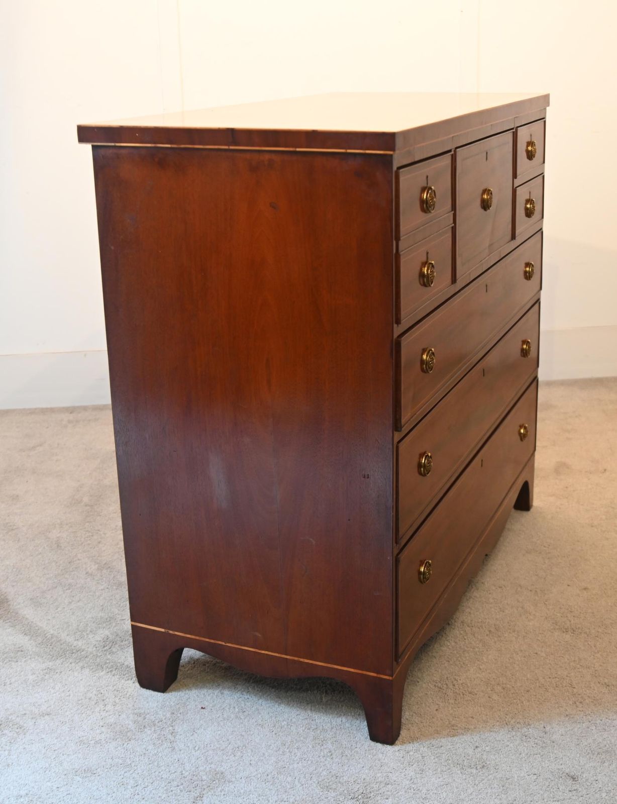 Scottish Georgian Chest Drawers Mahogany 1820 Sheraton photo buy