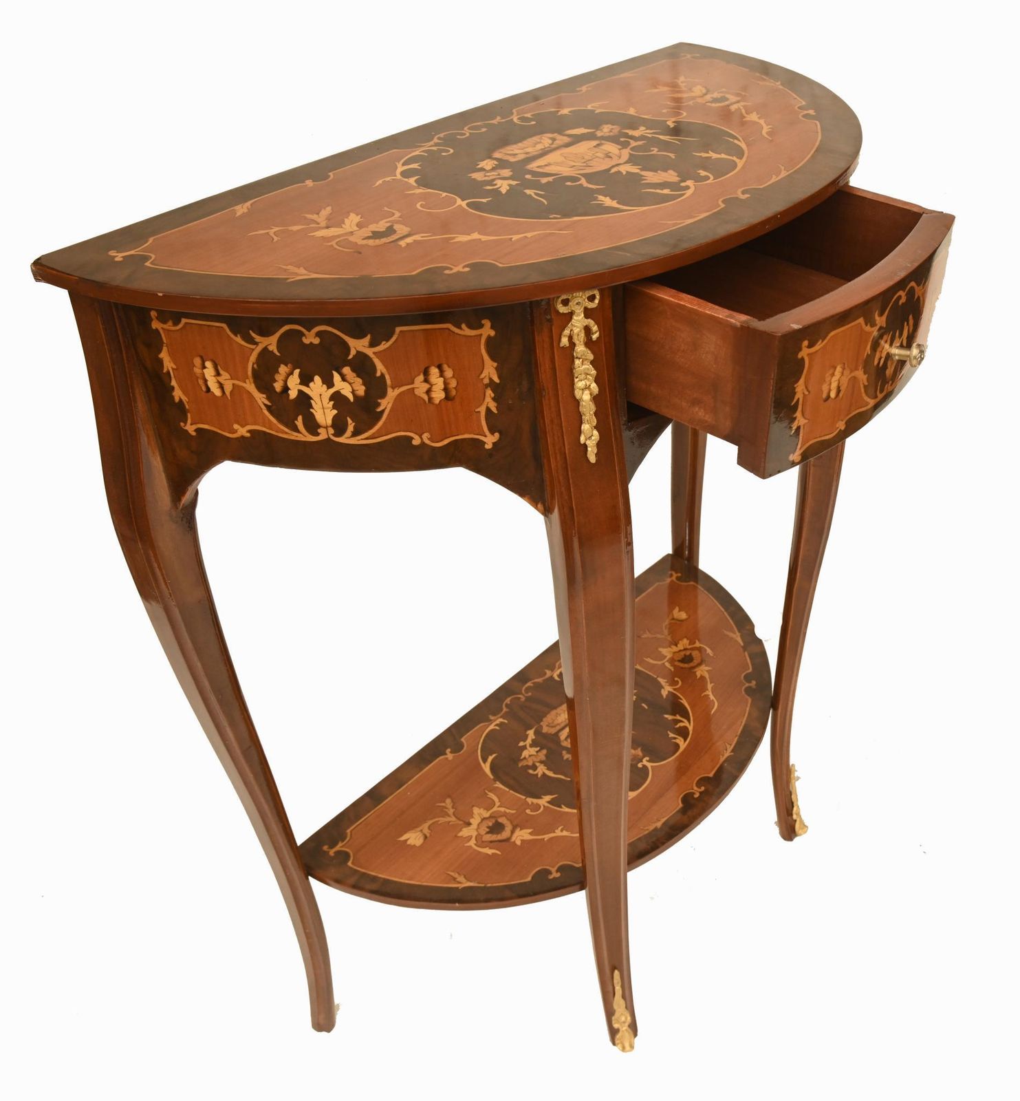 photo furniture Pair French Console Tables Louis XVI Revival Side