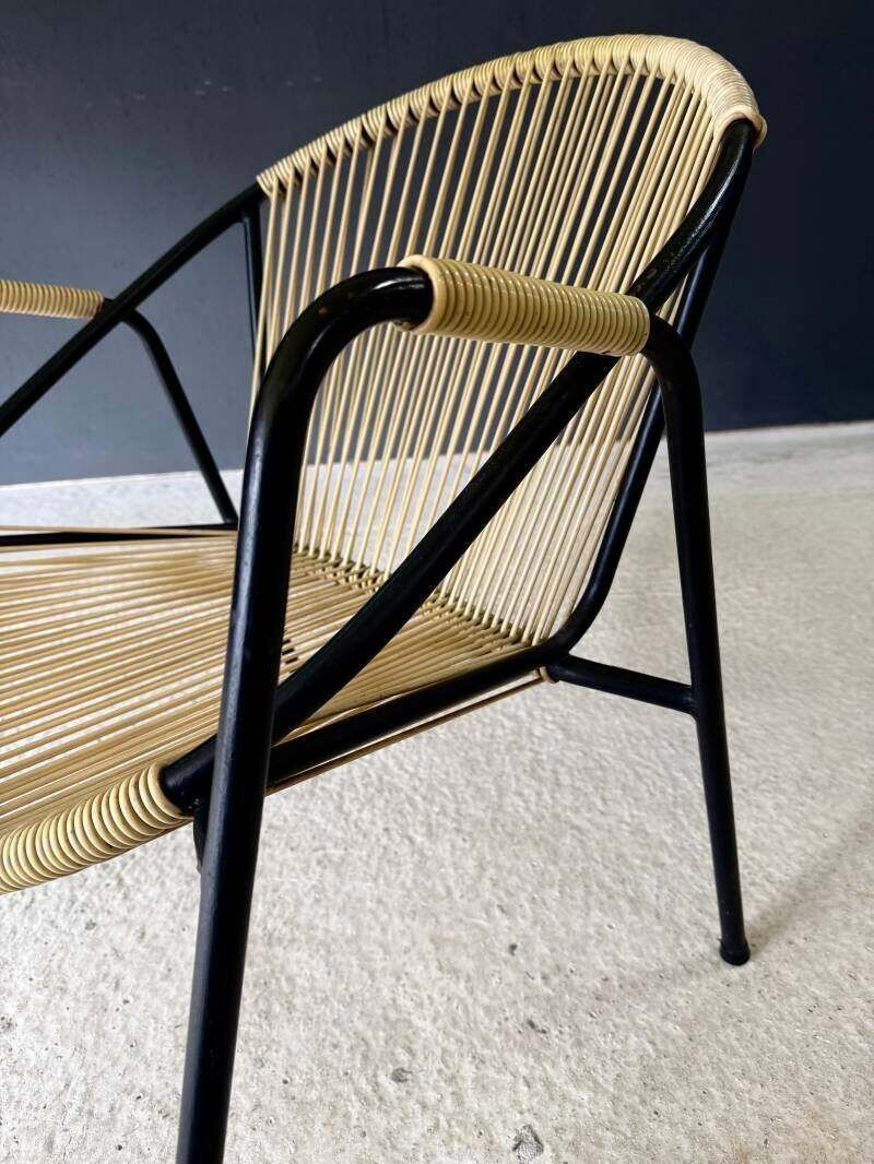 1150.0 Mid Century Design Spaghetti Fauteuil Van Torck, België, Ca. Jaren 1950 photo