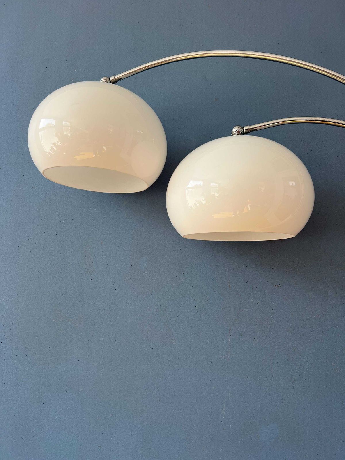 Verlichting Witte Dijkstra Dubbele Boog Space Age Paddenstoellamp photo