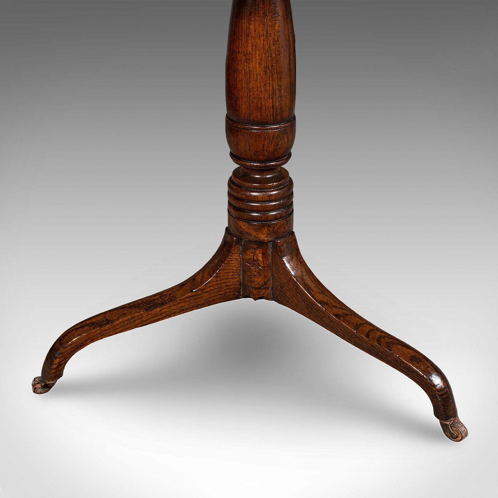 Furniture Antique Parlour Drinking Table, Scottish Oak, Tilt Top, Country House, Victorian photo