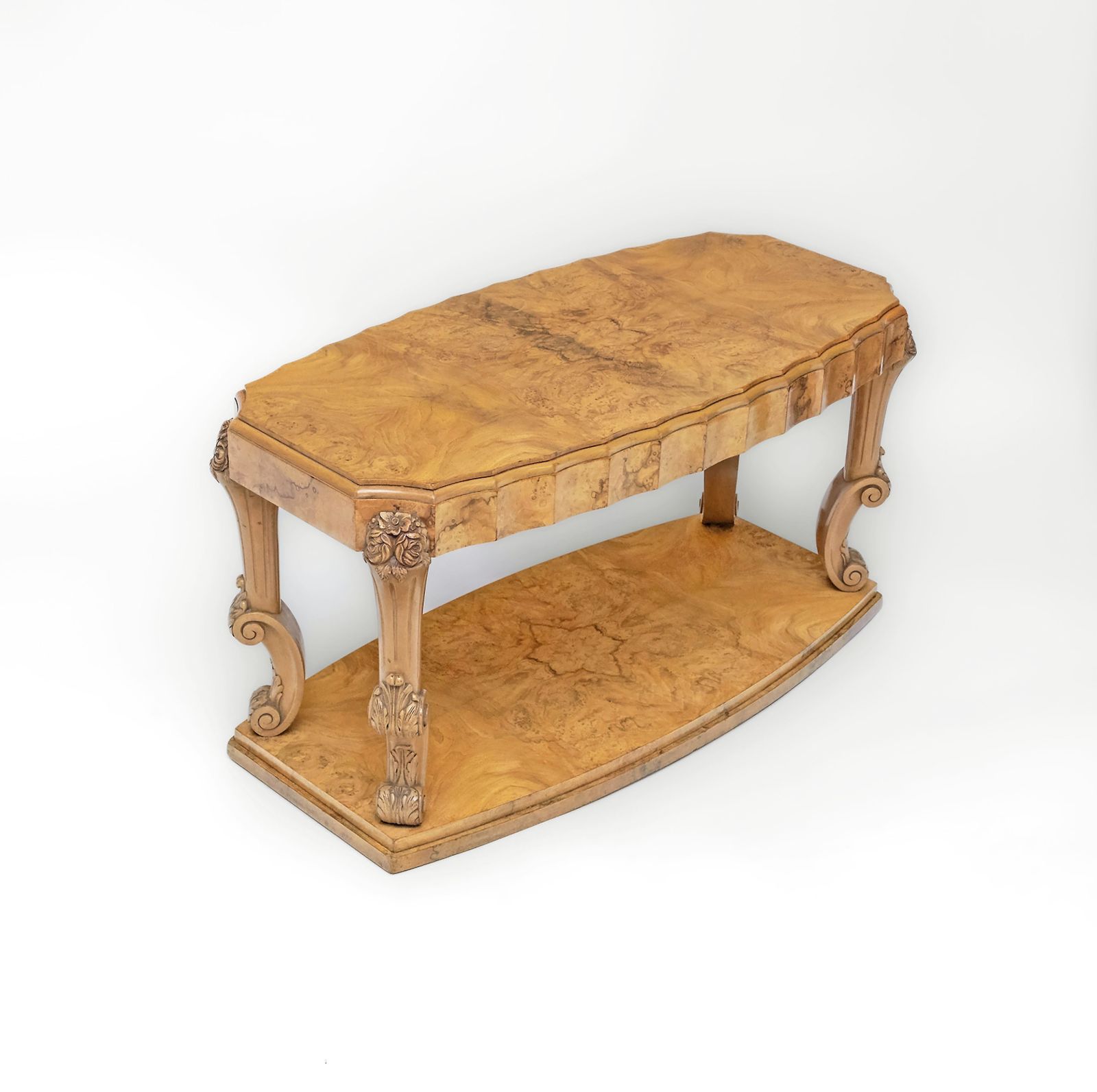 photo furniture Art Deco Burr Walnut Coffee Table By Harry & Lou Epstein 1930s