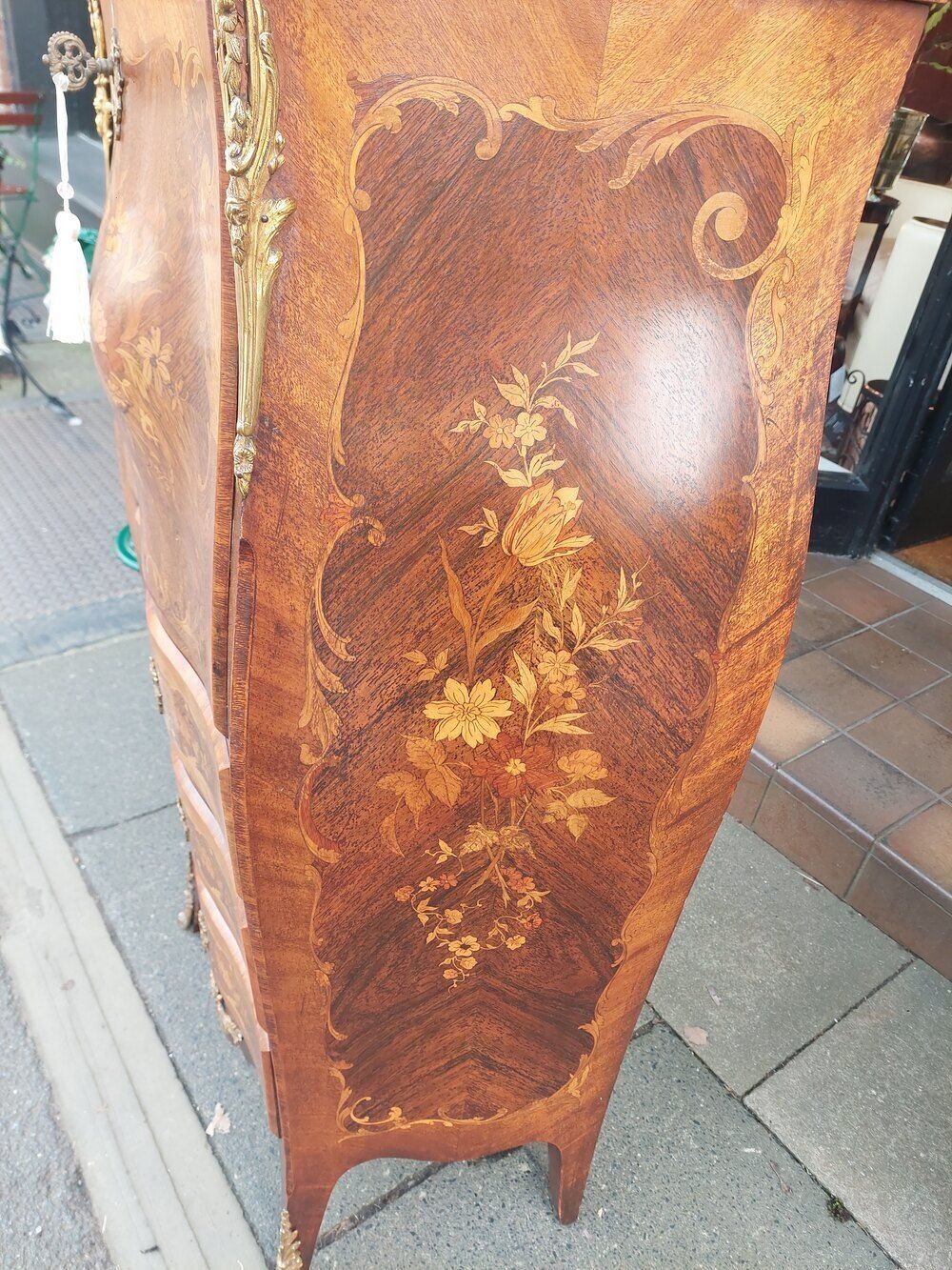 19thc French Marquetry Secrataire A Abattant photo furniture