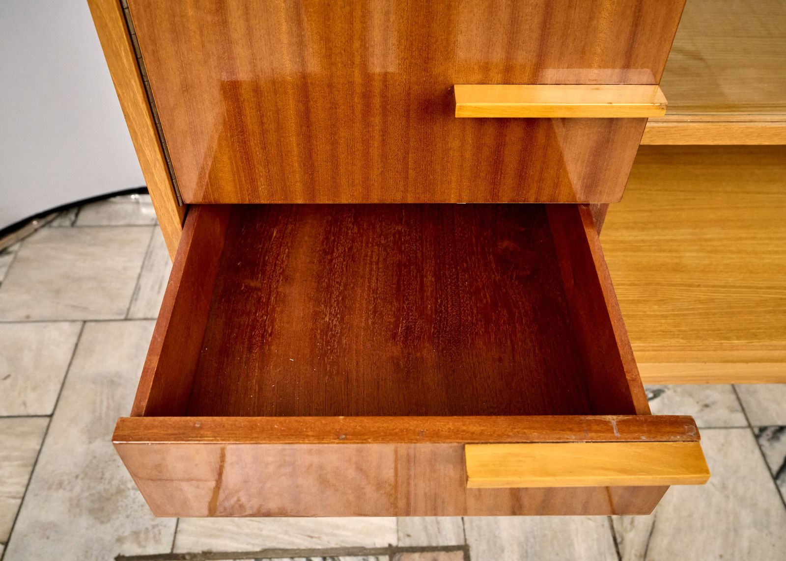 Vintage Display Cabinet By František Mezulánik For Up Závody, 1970s photo vintage