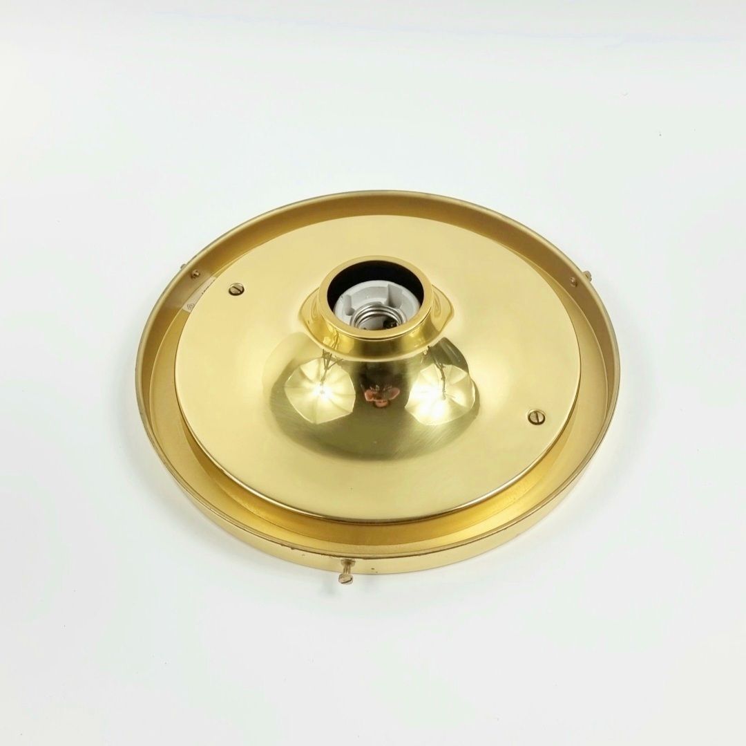photo for sale Mid Century Glass Ceiling Light From Limburg, Germany, 1960s/1970s