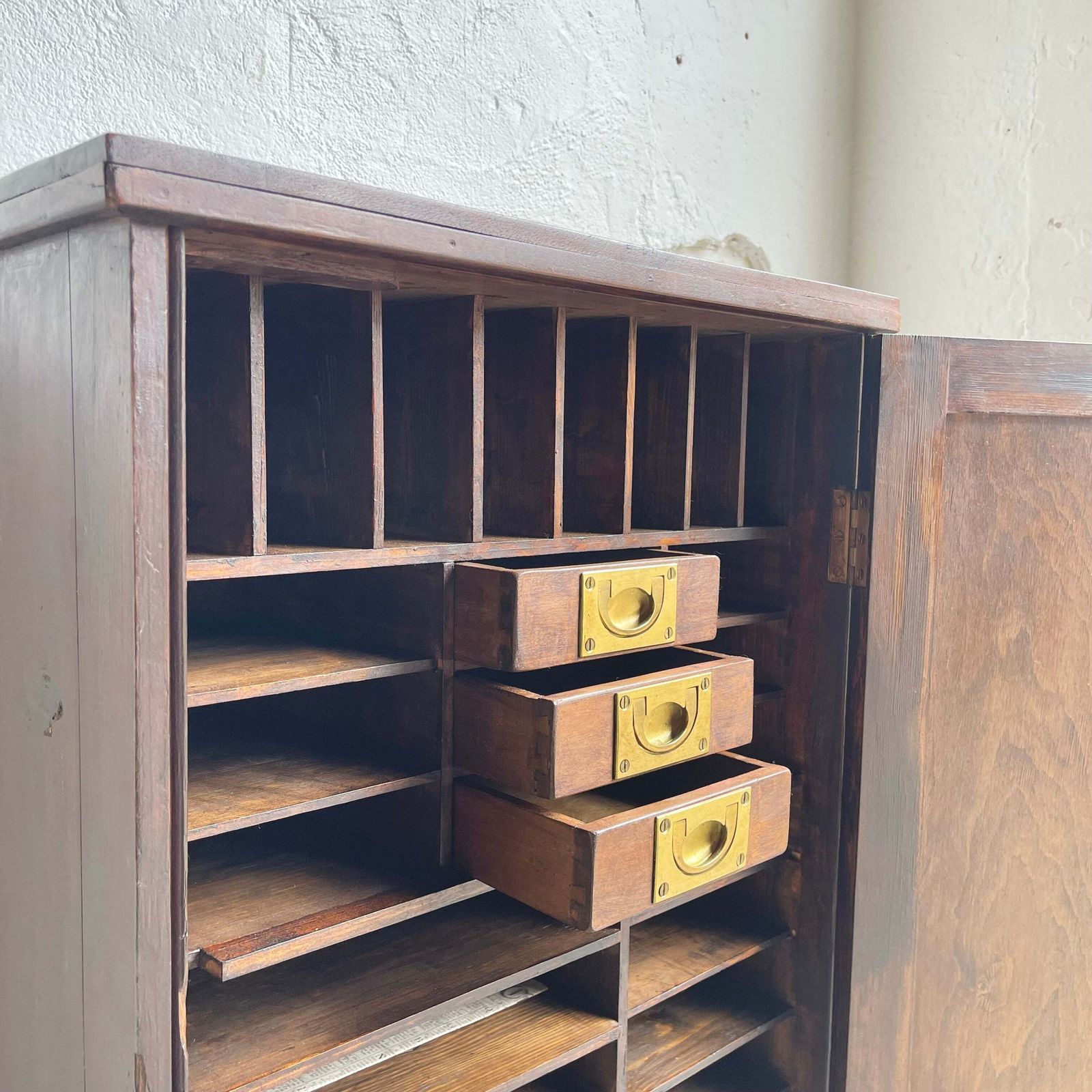 Antique Edwardian Stationary Cupboard   #2001 photo Furniture