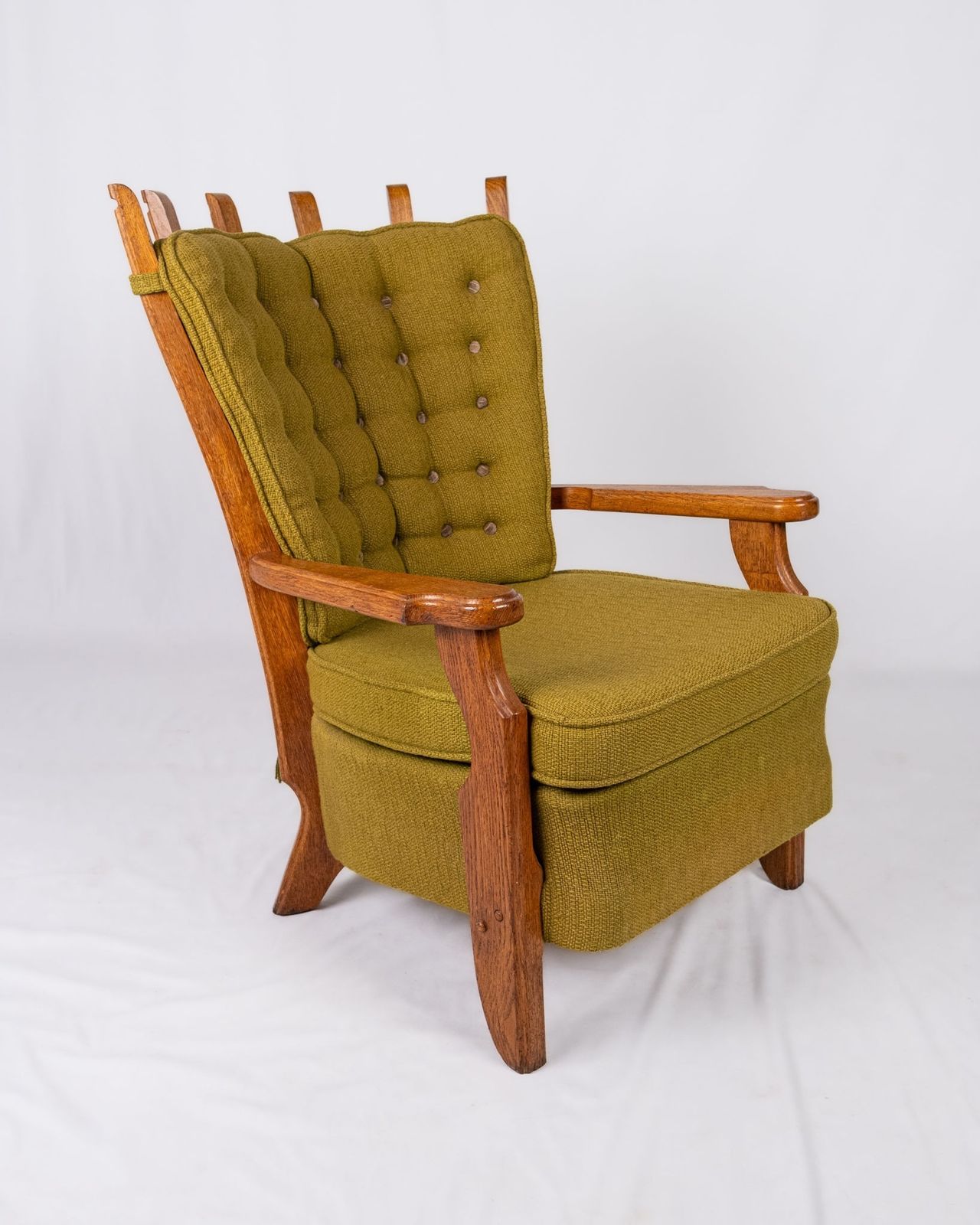 Repos Armchair By Guillerme Et Chambron For Votre Maison, France, 1950s photo 2200.0