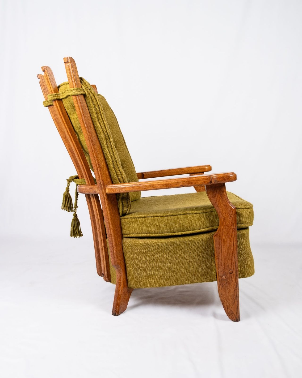 Repos Armchair By Guillerme Et Chambron For Votre Maison, France, 1950s photo buy