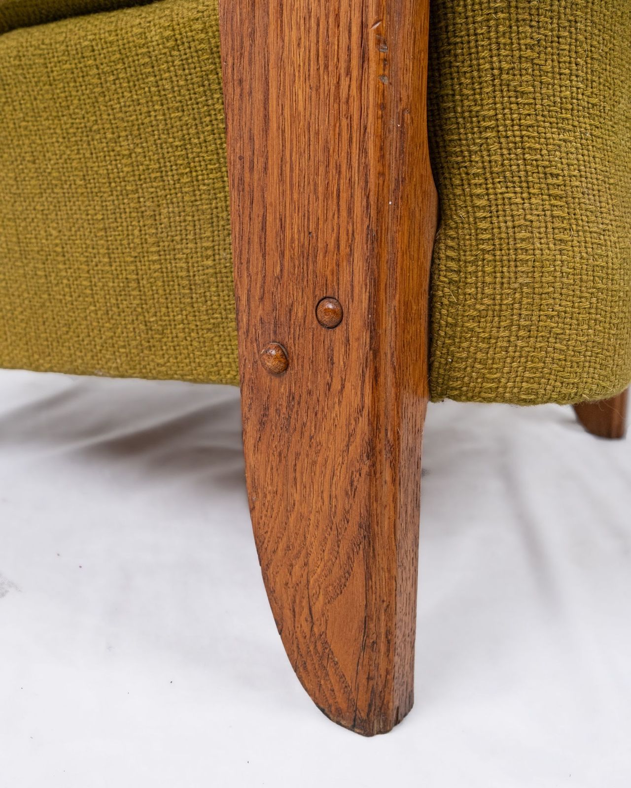 Furniture Repos Armchair By Guillerme Et Chambron For Votre Maison, France, 1950s photo