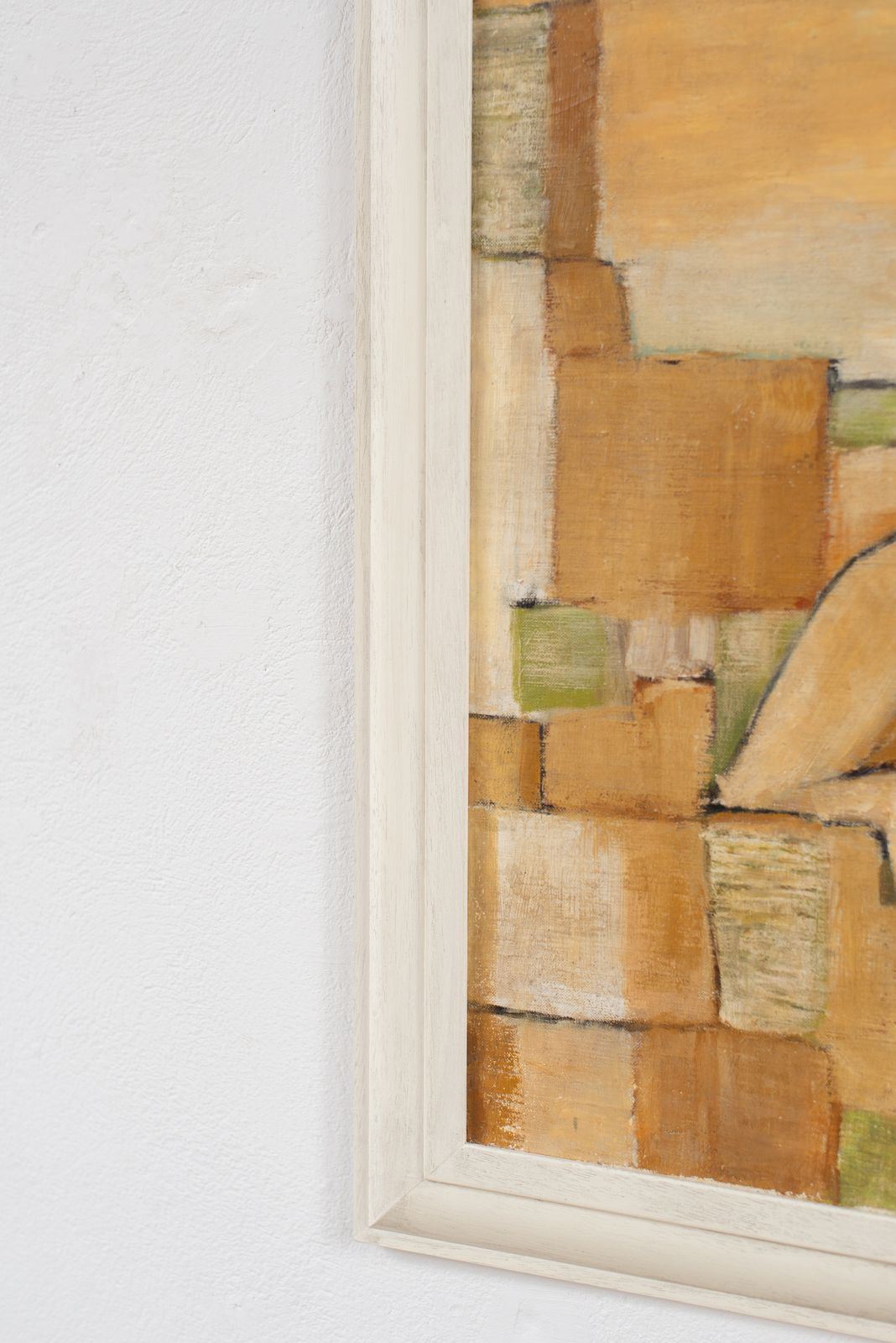 French Cubist Painting On Canvas Of A Reclining Nude, Signed 1976 photo buy