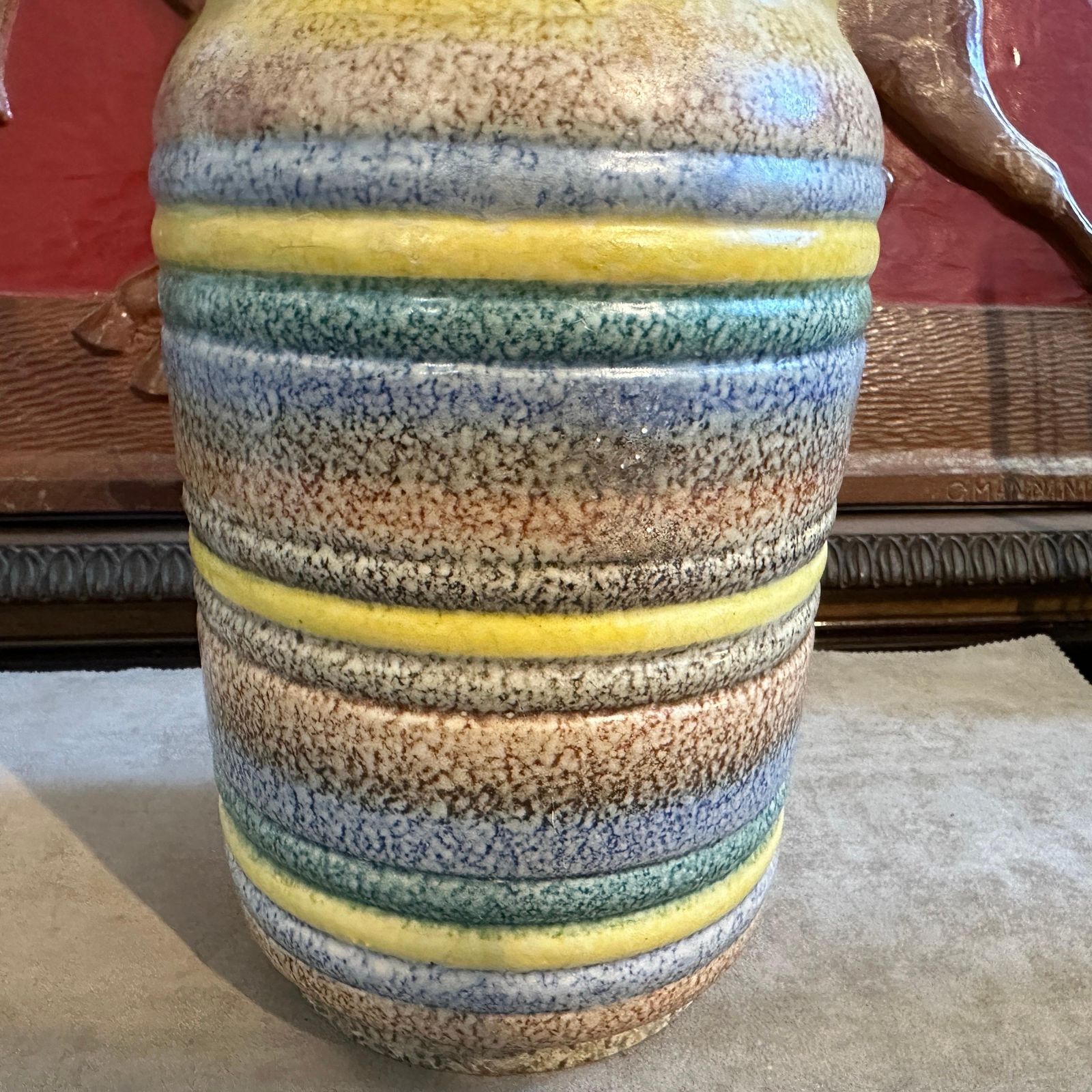 1930s Art Deco Futurist Ceramic Vase By Ceramiche Di Albisola photo furniture
