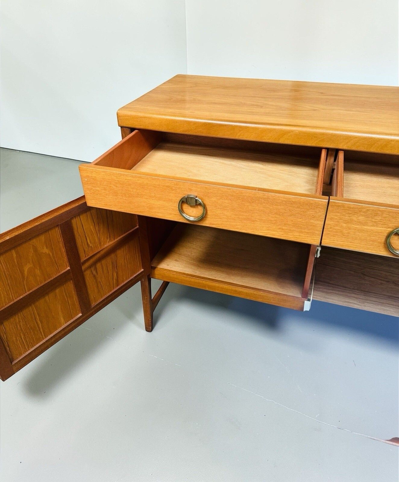 Nathan Teak Sideboard Squares Range Mid Century Retro C1960s Rare photo buy