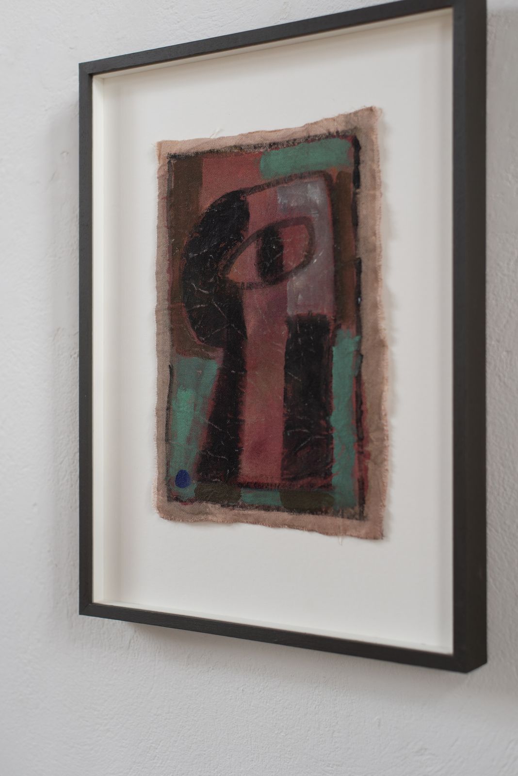 Abstract Figurative Painting On Canvas, Italy C1980 photo furniture