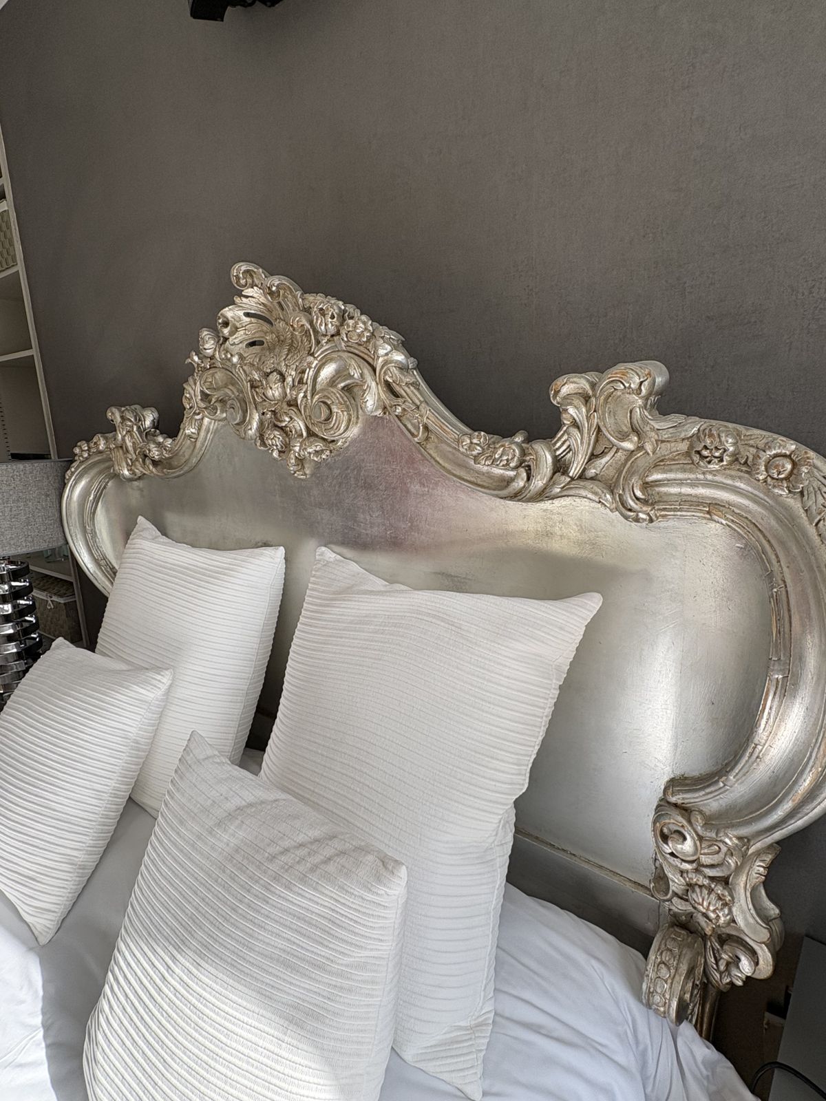Liberty London Rococo Silver Leaf King Bed – Cherub Style” photo buy