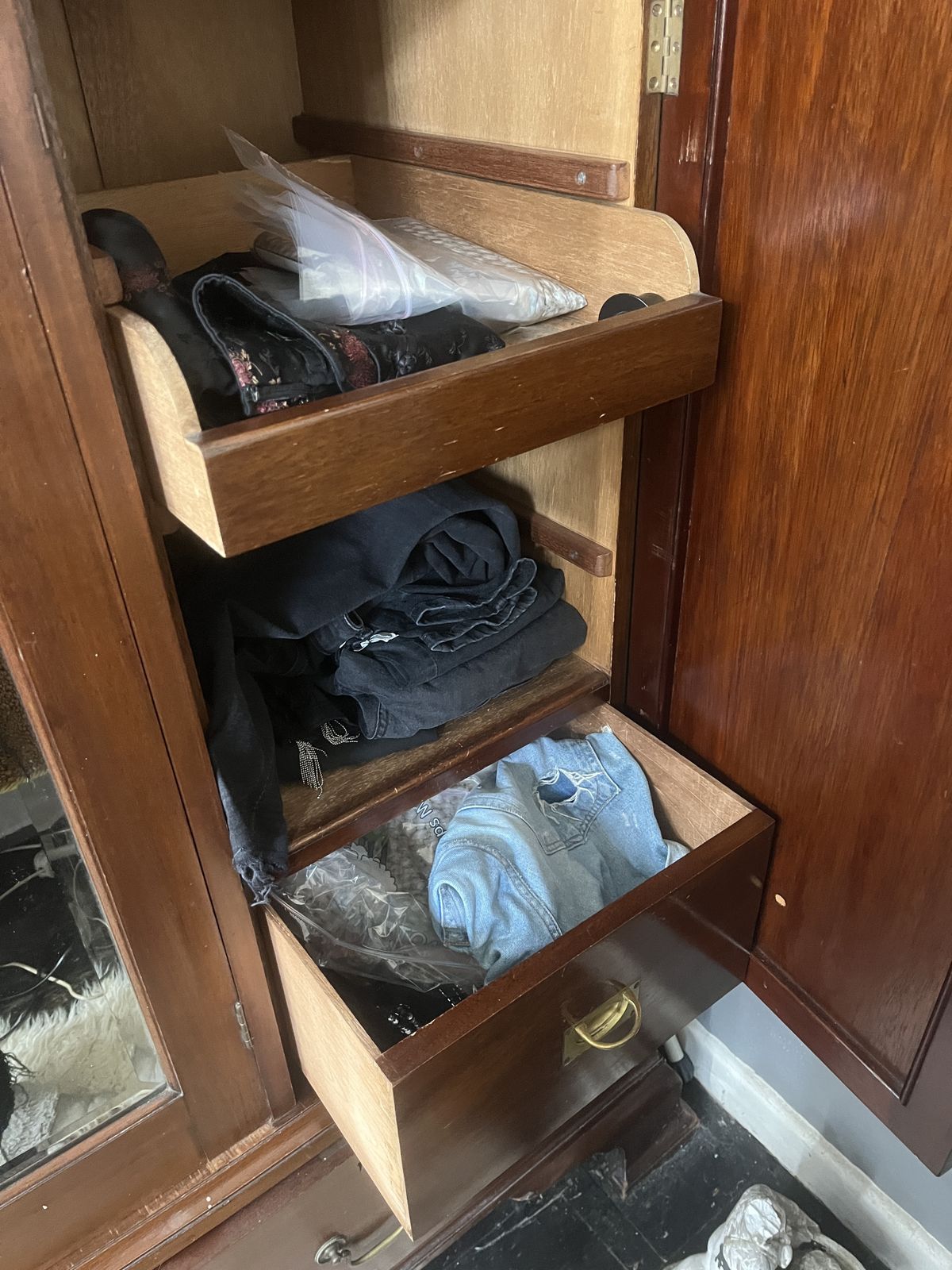 Edwardian Knock Down Wardrobe By Trevor Page Furniture Norwich photo vintage