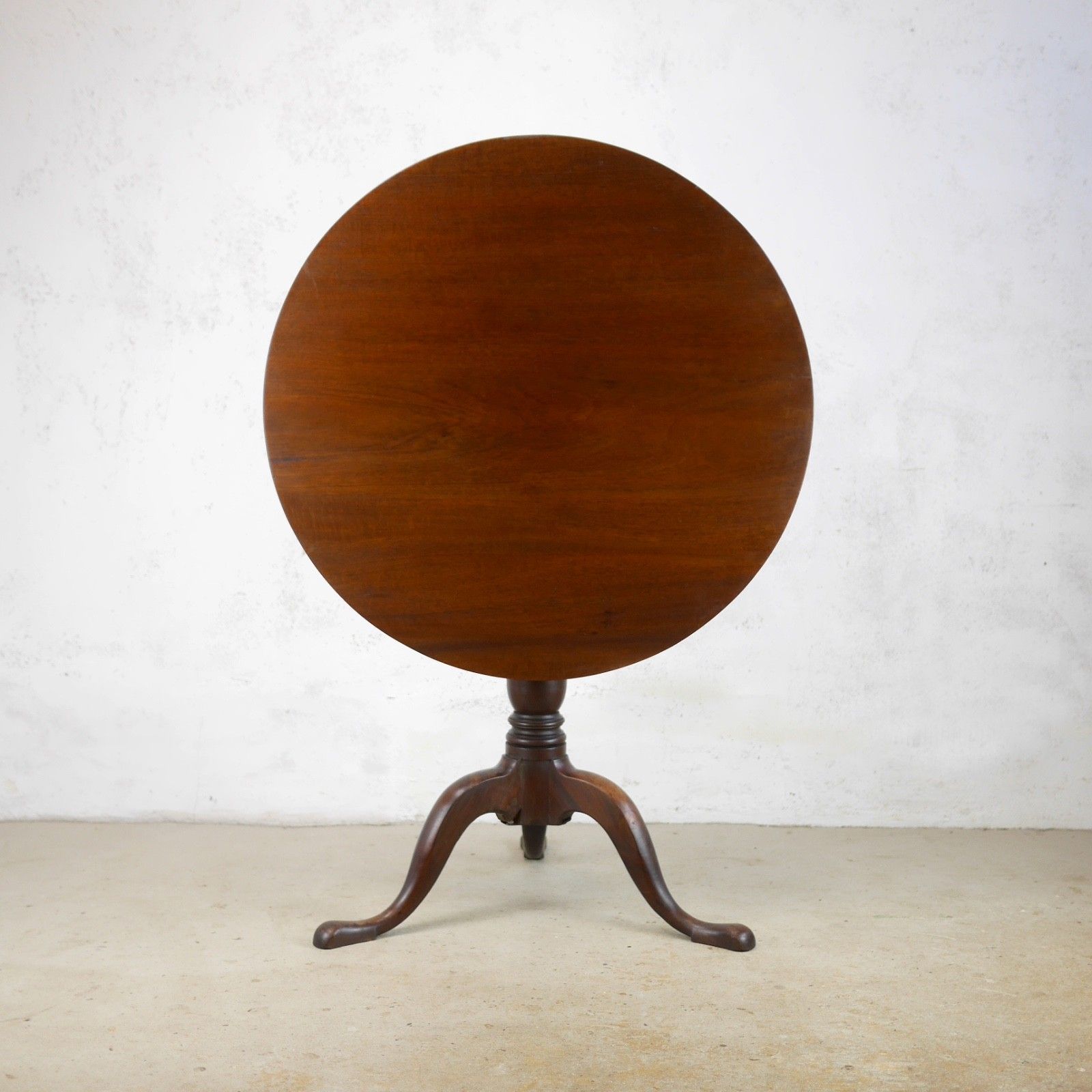 Antique 18th Century Georgian Cuban Mahogany Tripod Tilt Top Table #103062 photo furniture