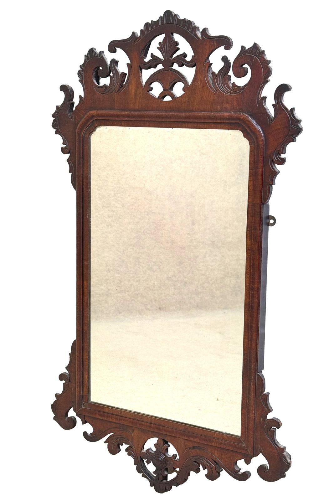 18th Century Georgian Walnut Wall Mirror (England, Circ 1760) photo furniture