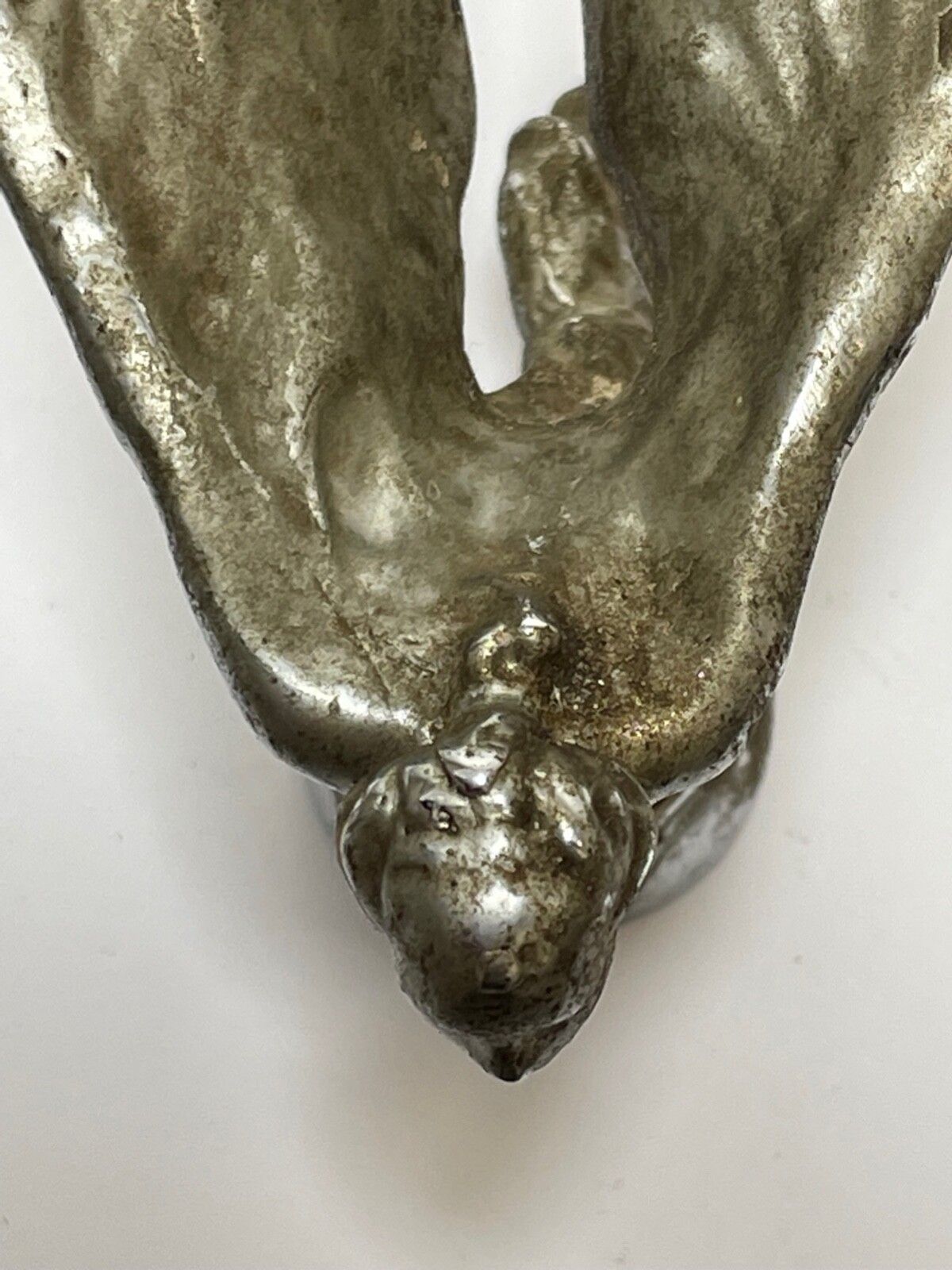 photo for sale Rare Rolls Royce Kneeling Spirit Of Ecstasy Car Mascot By Charles Sykes C1934