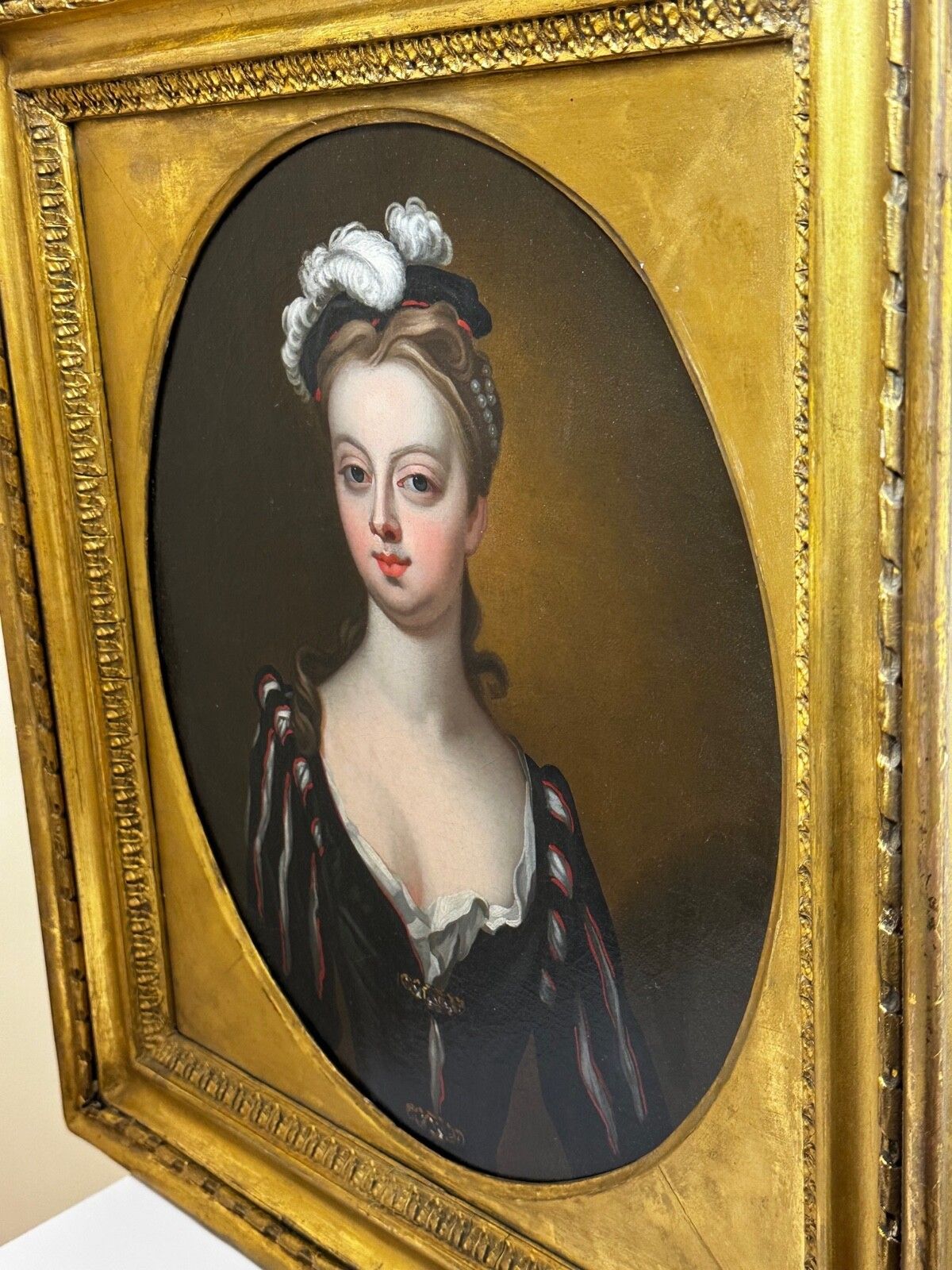 photo furniture Oil Portrait Lady Lucy Montagu Countess Of Guilford Circle John Vanderbank C1734