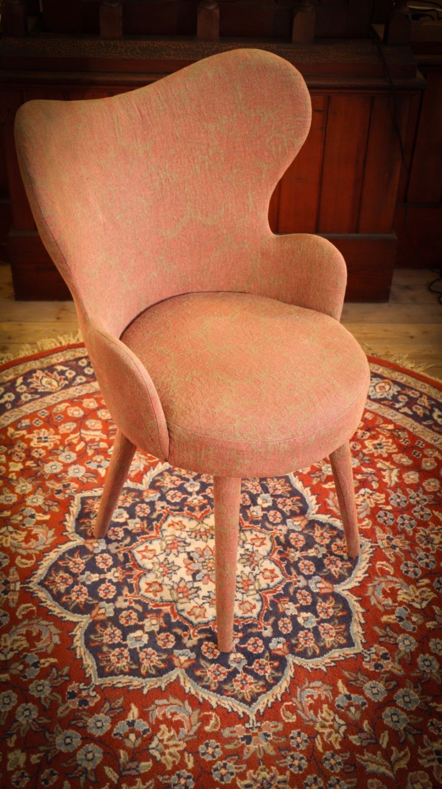 photo for sale Superb Pair La Fibule Paris Kay Armchairs In Gorgeous Baroque Patterend Fabric🚚
