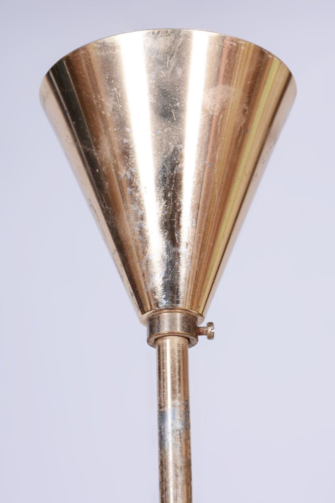 Restored Mid Century Chandelier, Brass, Marbled Glass, Rewired, Czech, 1960s photo vinterior