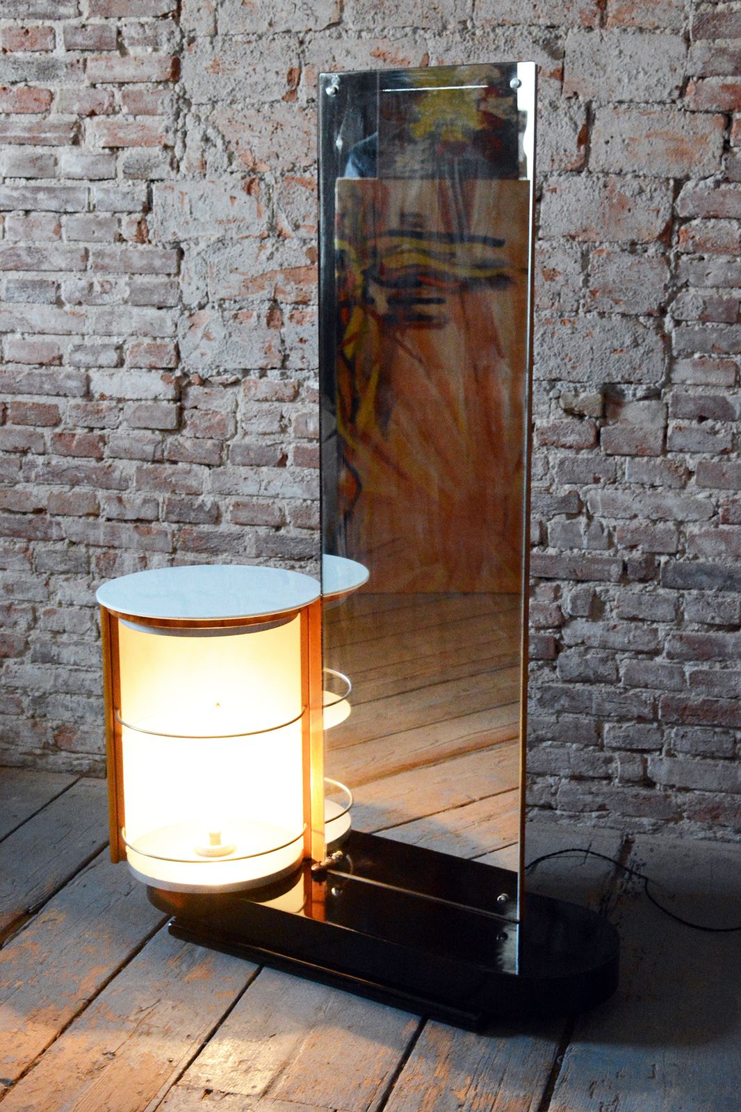 Restored Art Deco Dressing Mirror, By J. Halabala, Up Zavody, Ash, Czech, 1930s photo 850.0