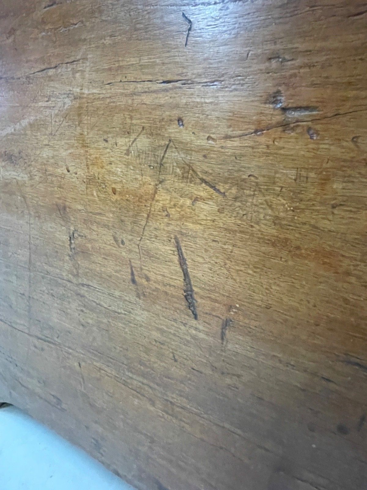 photo for sale Antique Large Campaign Trunk Chest Blanket Box Storage Camphor Ottoman Linen