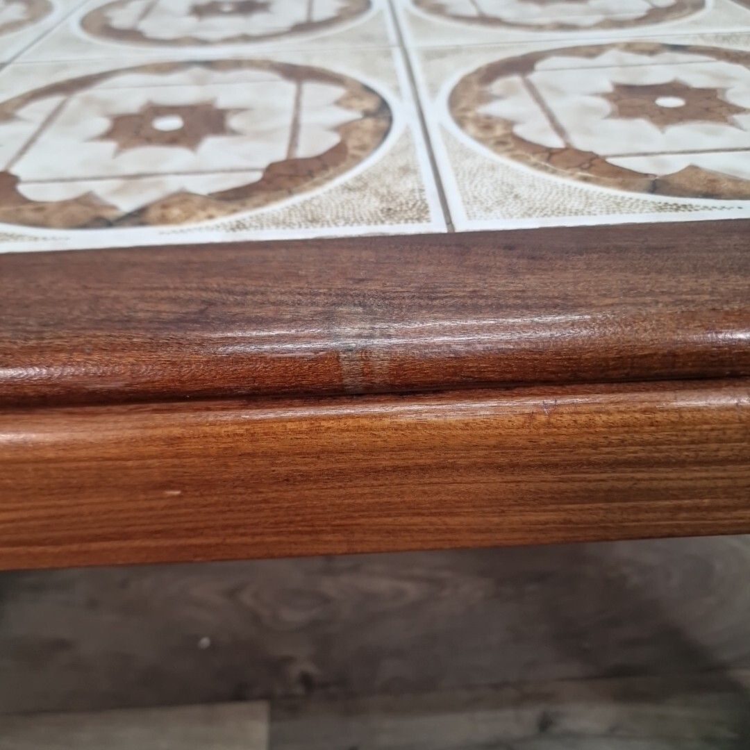 photo vinterior Vintage G Plan Coffee Table Mid Century Teak Tile Topped  Scandi Retro Tiles