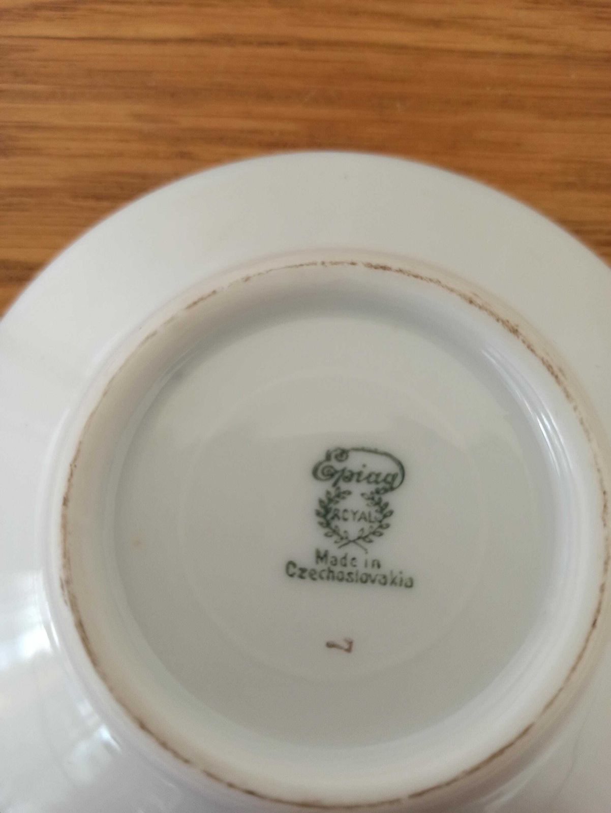 Vintage Epiag Royal, Cobalt Blue Small Cups And Saucers. Vintage. Very Good Condition. photo vinterior