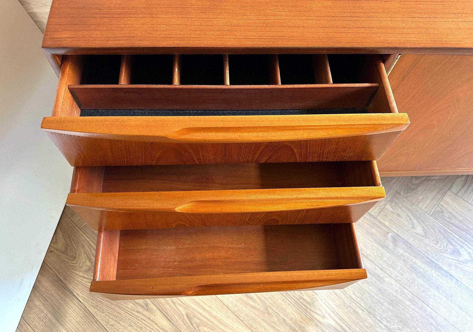 McIntosh Of Kirkcaldy ‘Dunfermline’ 1960’s Teak Sideboard Refinished Mid Century photo vintage