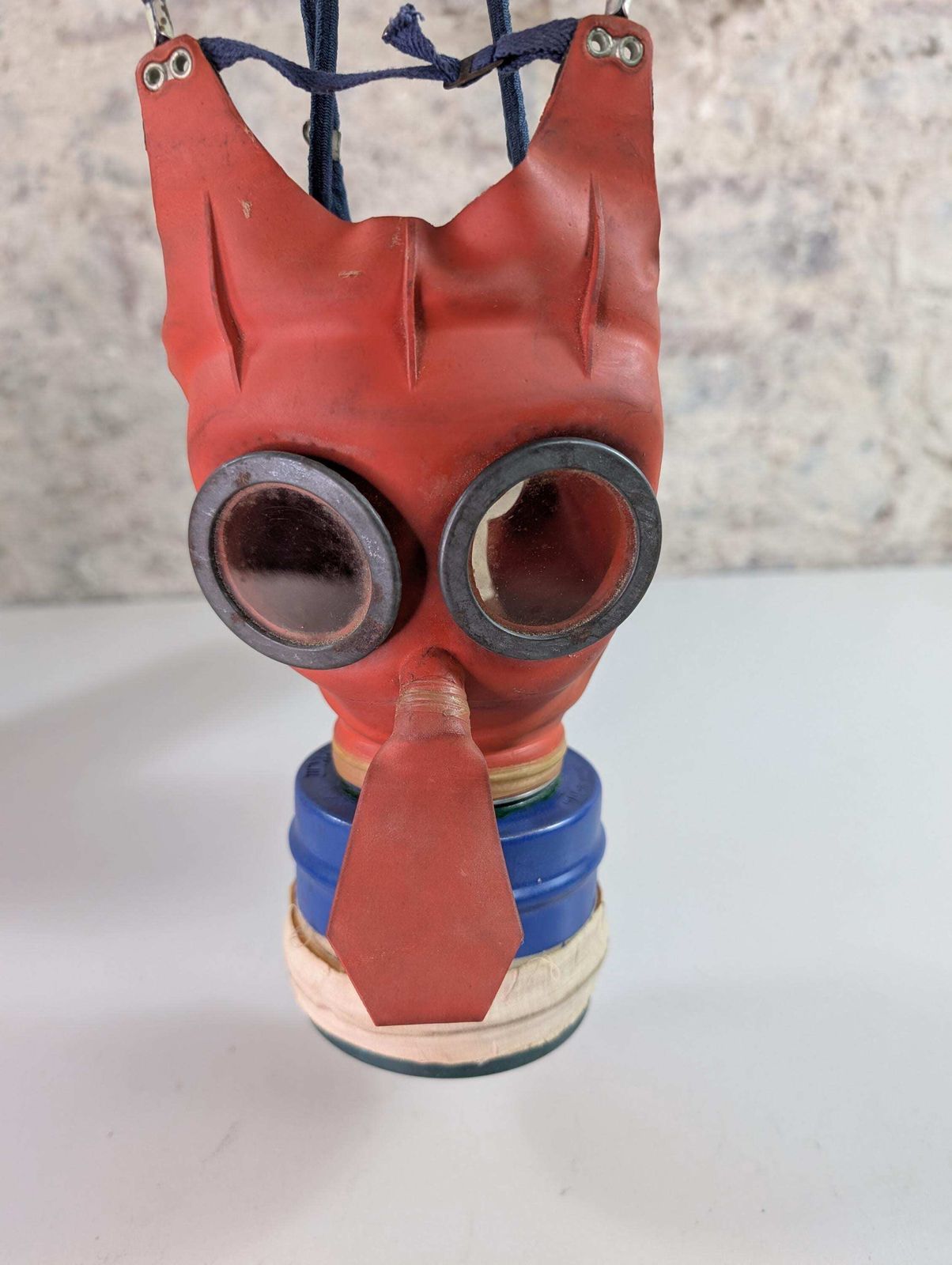 Ww2 Children's Gas Mask Respirator 'Mickey Mouse', Boxed With Very Rare Instructions, British 1941 photo furniture