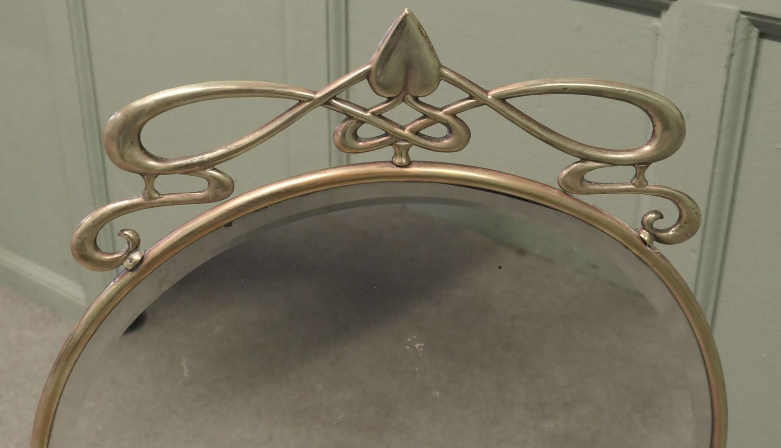 A Superb Art Nouveau Mirror Fire Screen The Fire Screen Is A Superb Quality Piece photo Home Decor