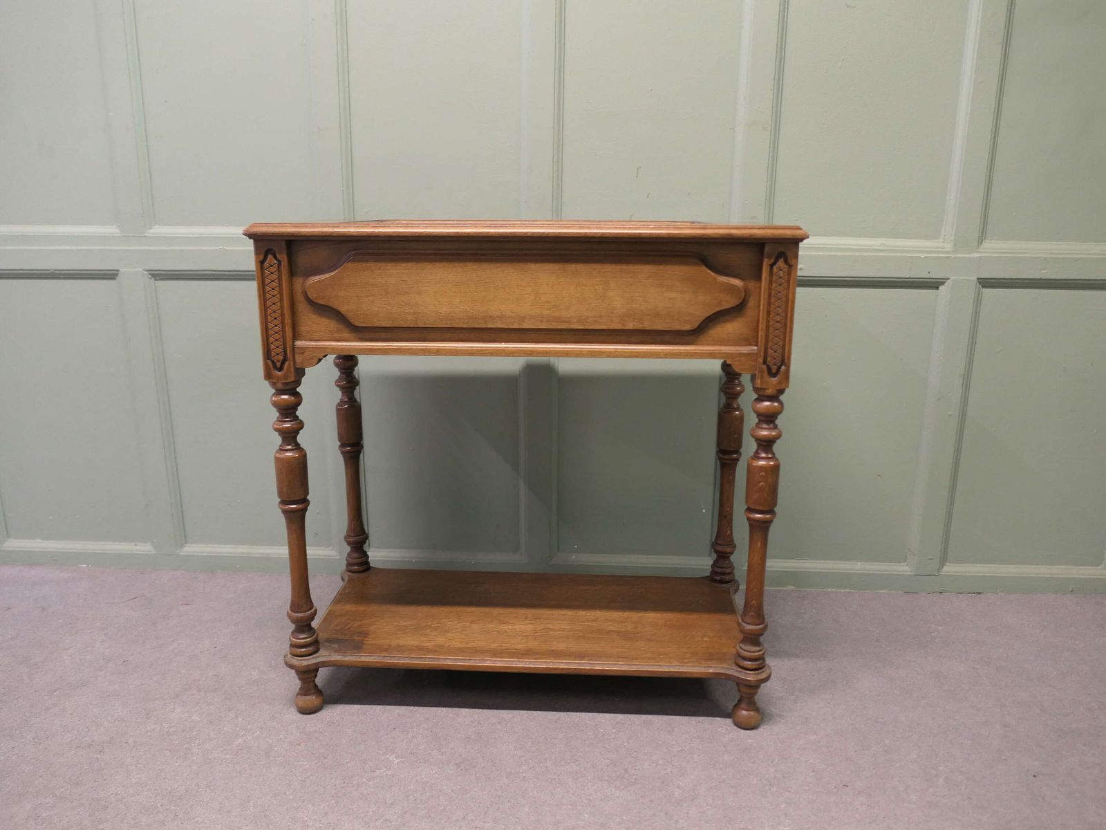 French Arts And Crafts Golden Oak, Lined Jardinière The Planter Is Made In Oak photo furniture