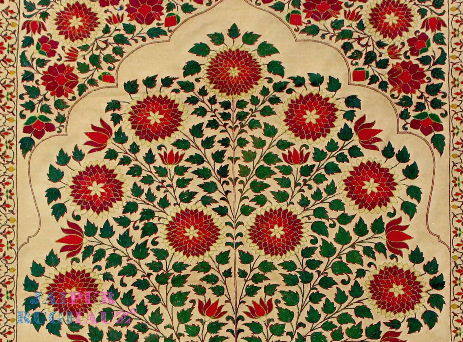 Vintage Tapestry: Bukhara Birdsong Haven Wall Decor (45.7x66.9in) photo furniture
